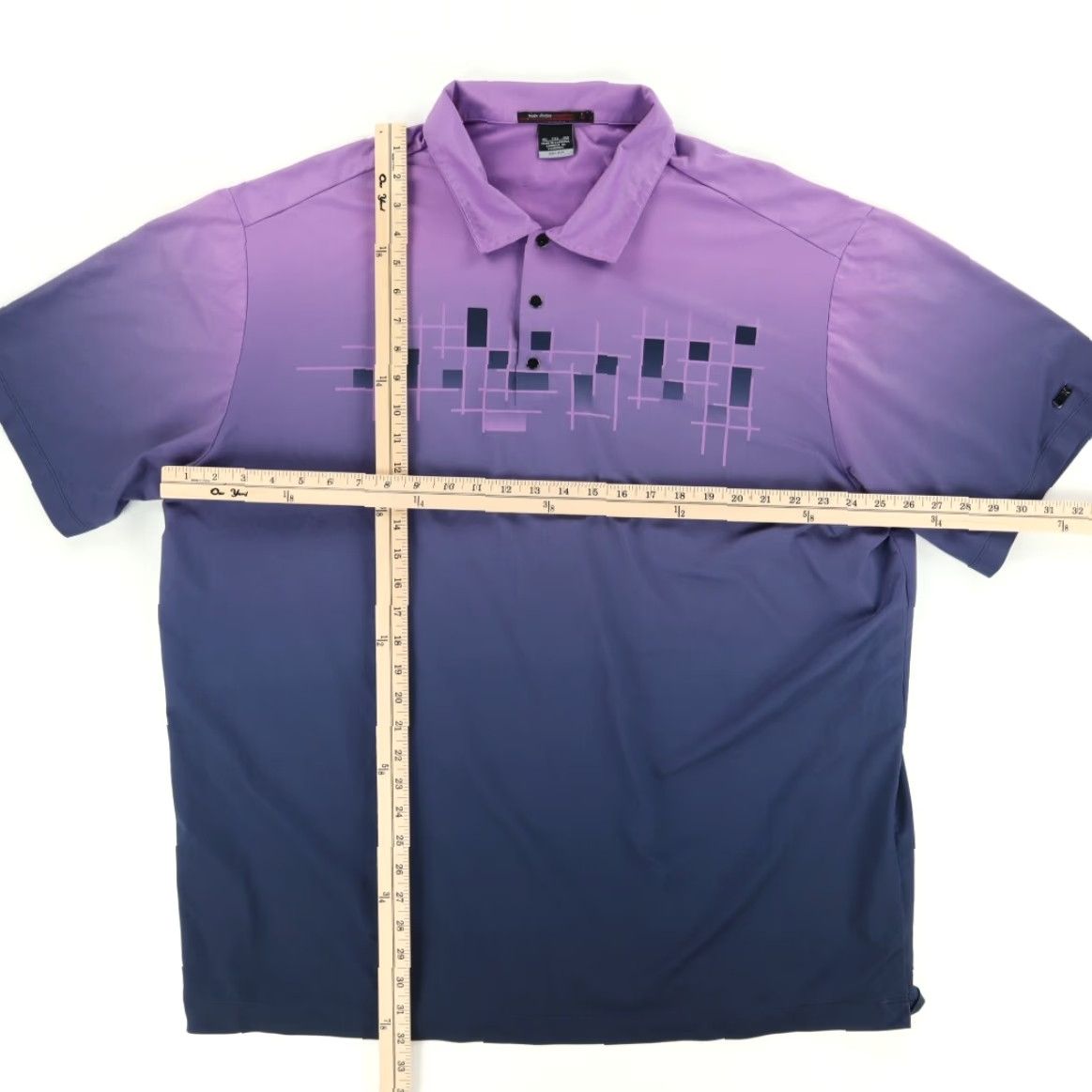 Nike Nike Tiger Woods Graphic Stretch Ombre Polo Shirt Men's 2XL Size US XXL / EU 58 / 5 - 3 Thumbnail