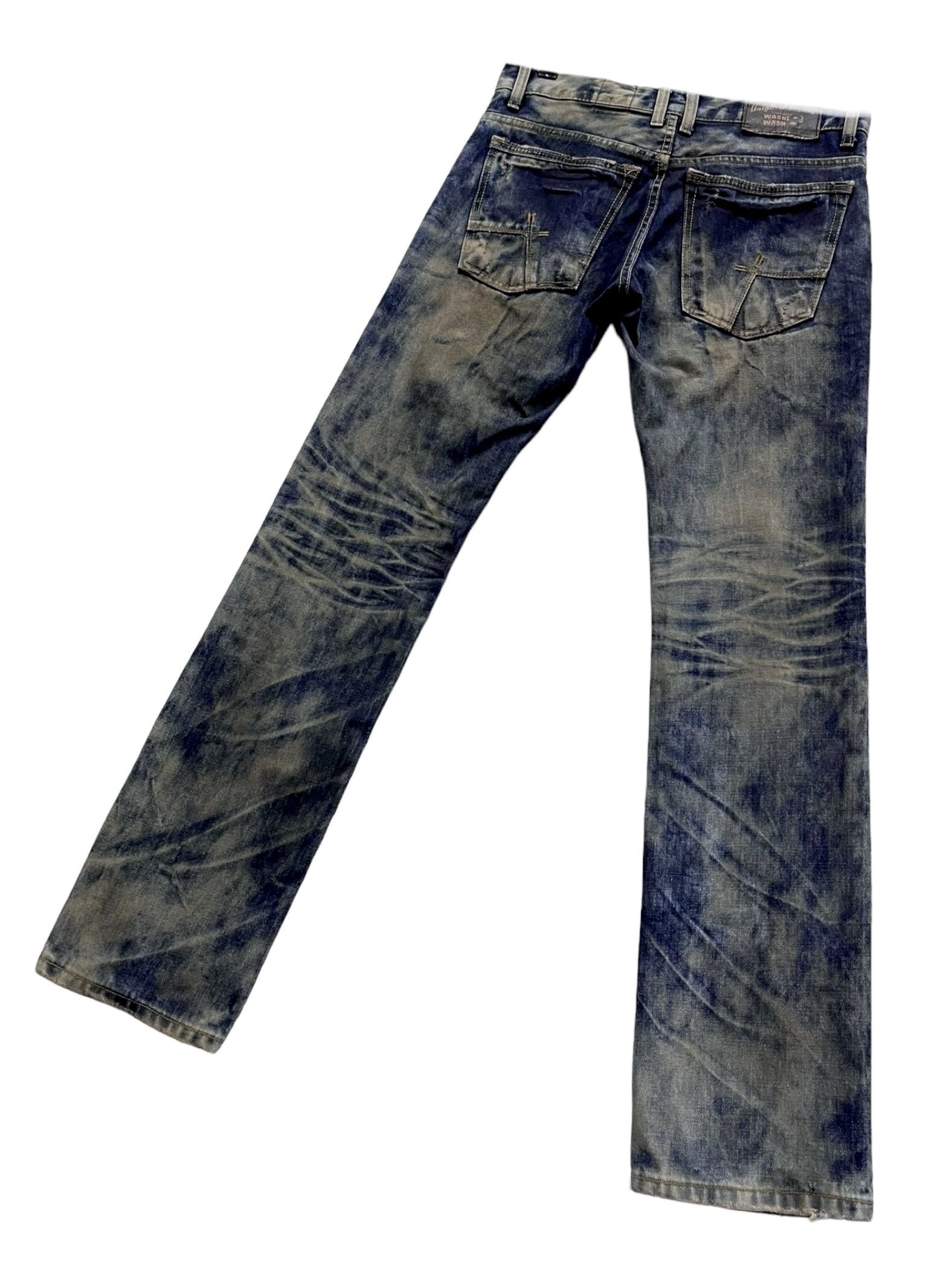 Seditionaries 🔥CRAZY Mudwash Seditionaries Punk Slim Fit Denim Size US 29 - 8 Thumbnail
