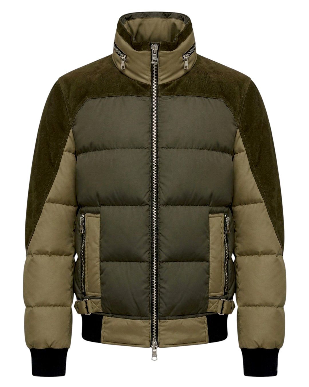 Balmain SUEDE GOOSE DOWN PUFFER JACKET Size US M / EU 48-50 / 2 - 1 Thumbnail