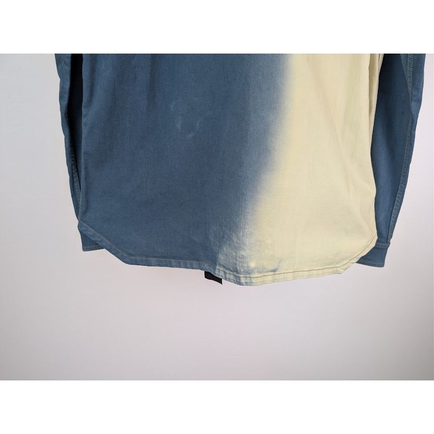 Rick Owens Drkshdw o1rshd1 Denim Outershirt Toothpaste Degrade in Blue Size US XL / EU 56 / 4 - 12 Thumbnail