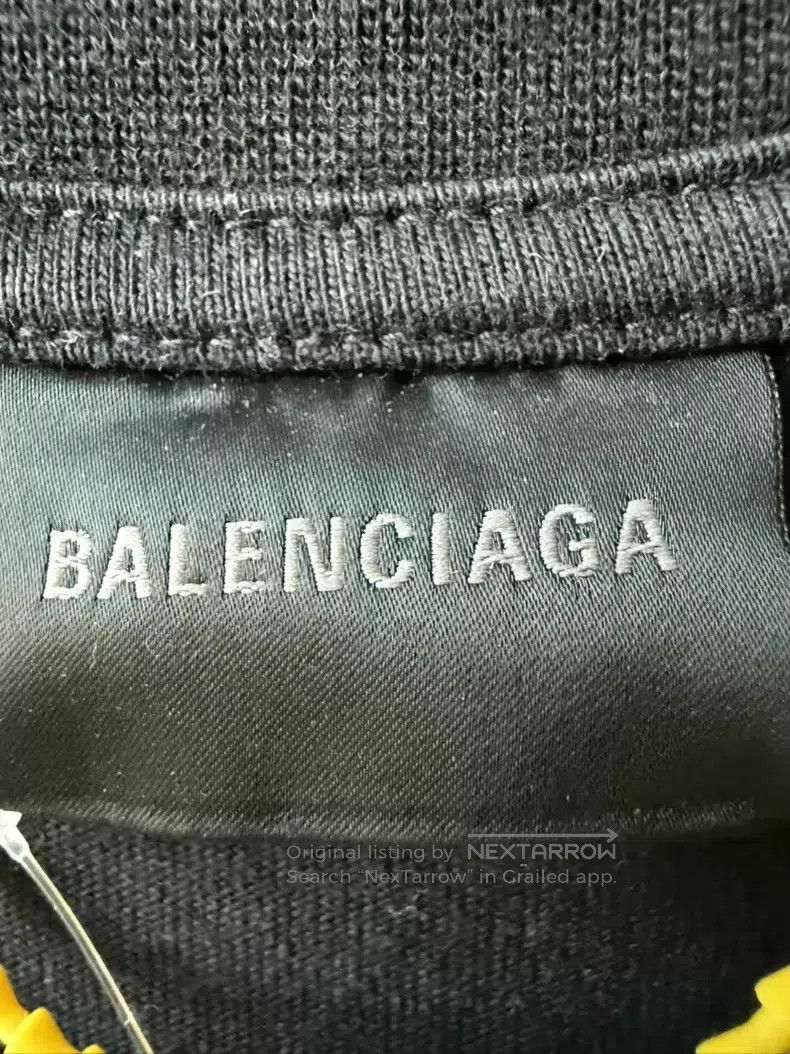 Balenciaga Balenciaga Front Embroidered Buckle Short Sleeve Size US XS / EU 42 / 0 - 5 Thumbnail