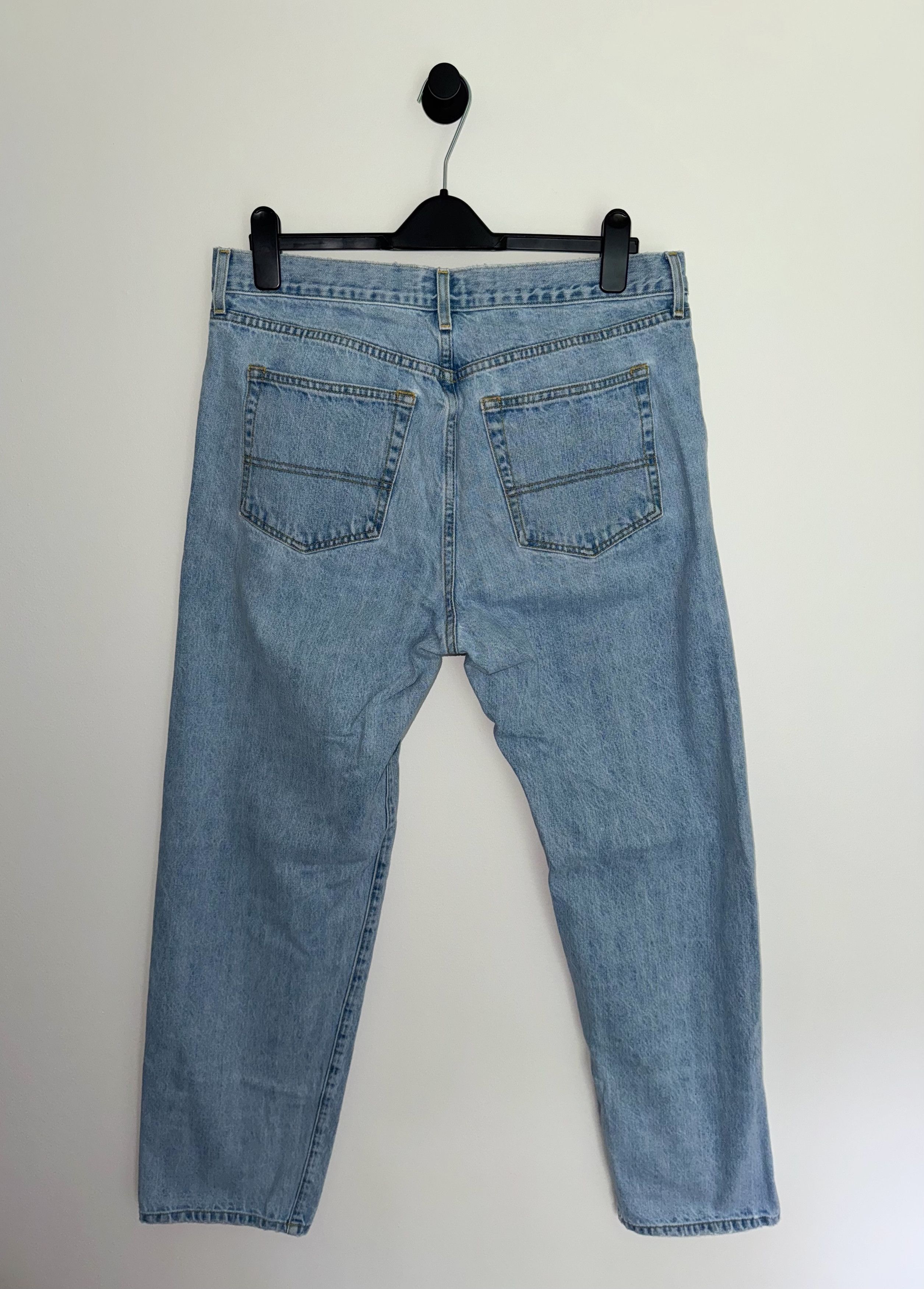 Noah Noah NYC Men’s Light Wash Pleated Denim Jean Size US 34 / EU 50 - 4 Thumbnail