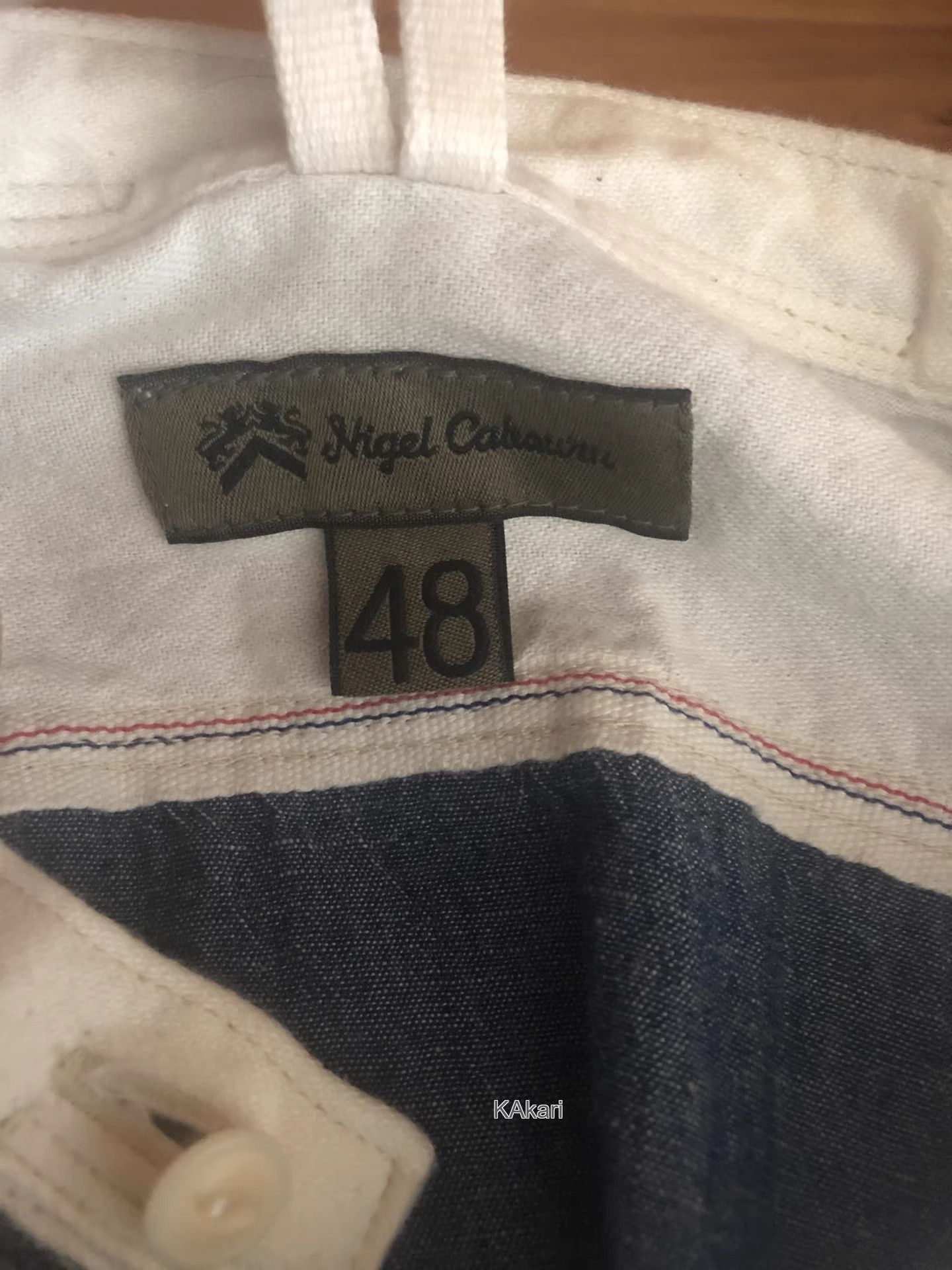 Nigel Cabourn Nigel Cabourn Indigo Dyed Selvedge Shirt Size US M / EU 48-50 / 2 - 8 Thumbnail