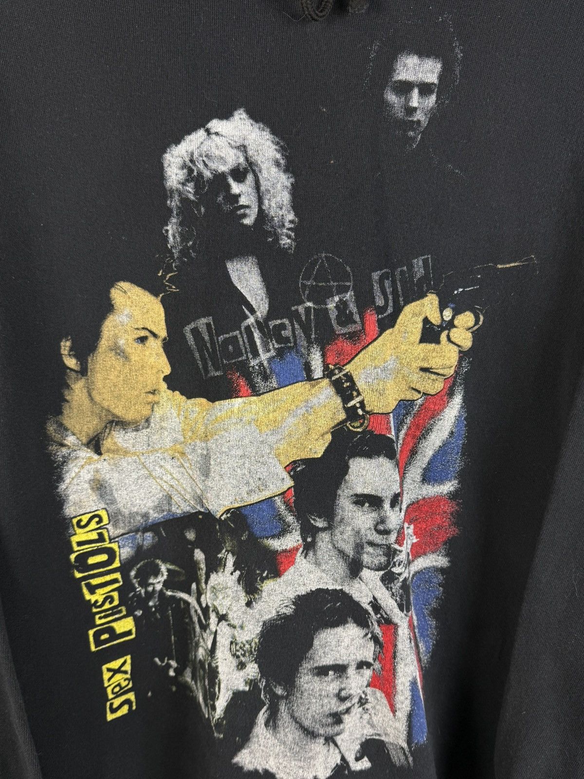 Band Tees Vintage Sex Pistols Sid Vicious Punk Rock Band Hoodie Black Size US XL / EU 56 / 4 - 2 Thumbnail