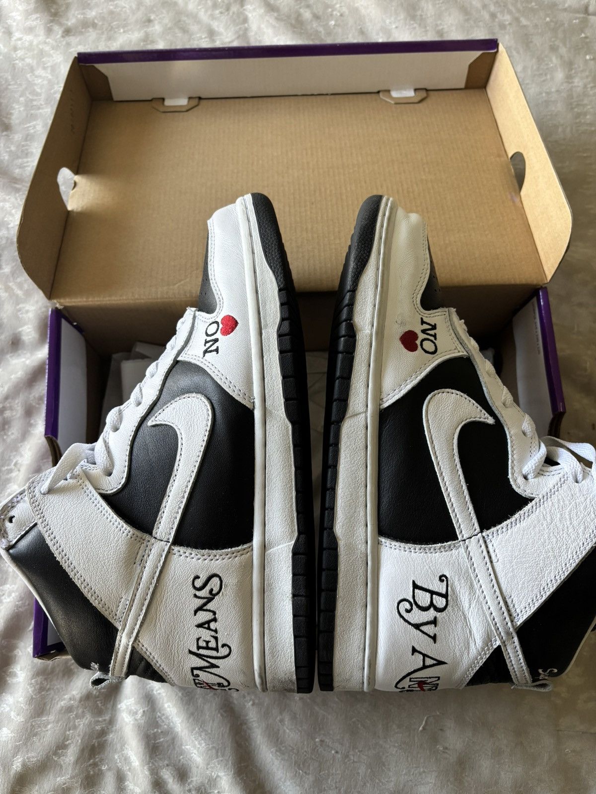 Nike × Supreme SUPREME HIGH TOP SNEAKERS - RARE AND SOLD OUT! Size US 10 / EU 43 - 4 Thumbnail