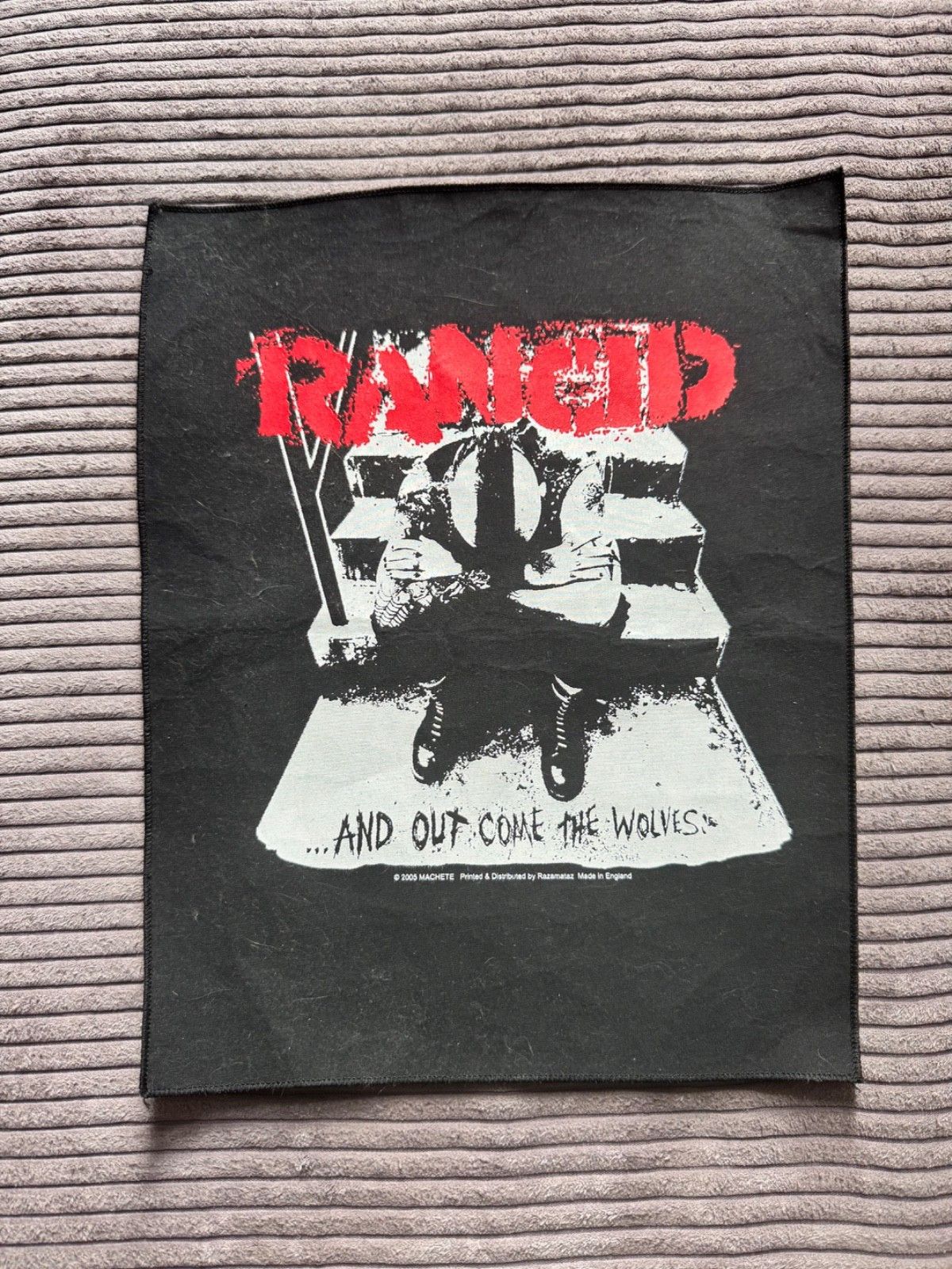 Band Tees Vintage Rancid 2005 hardcore punk Metal Back Patch Size ONE SIZE - 1 Thumbnail