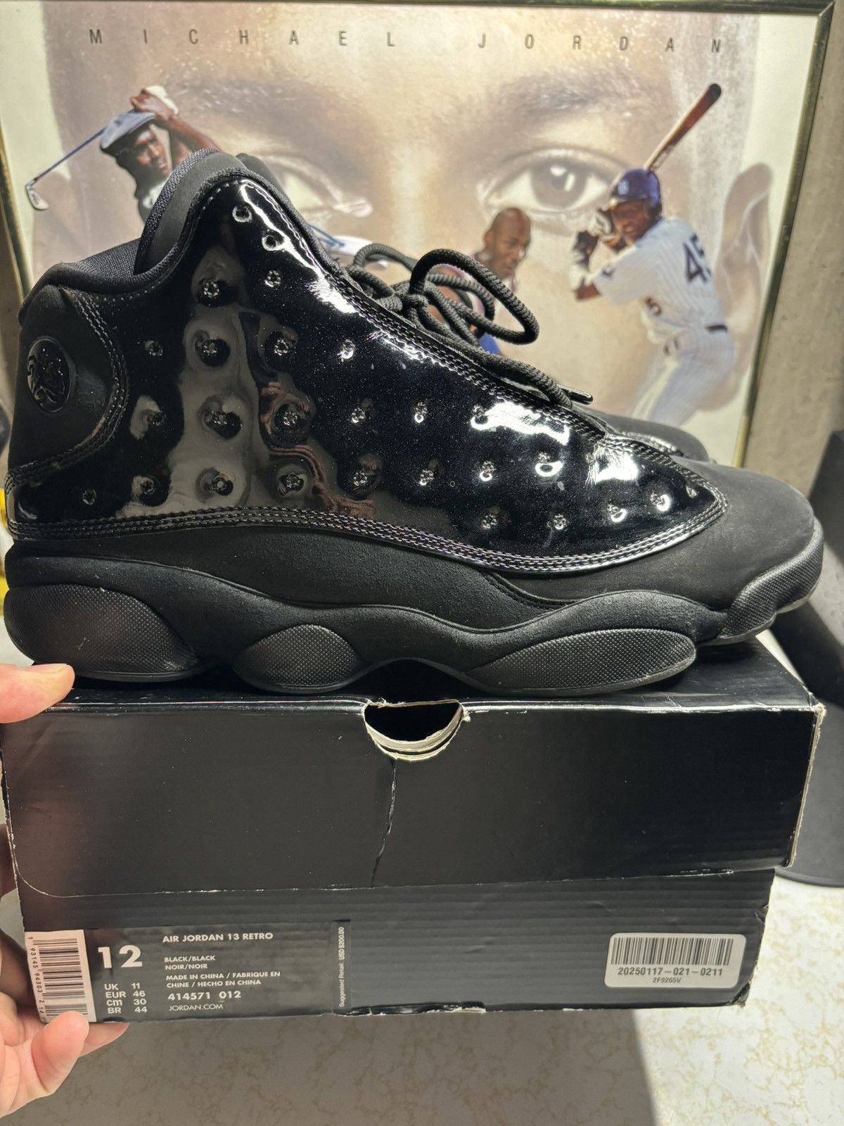 Air Jordan 13 Retro cap and gown