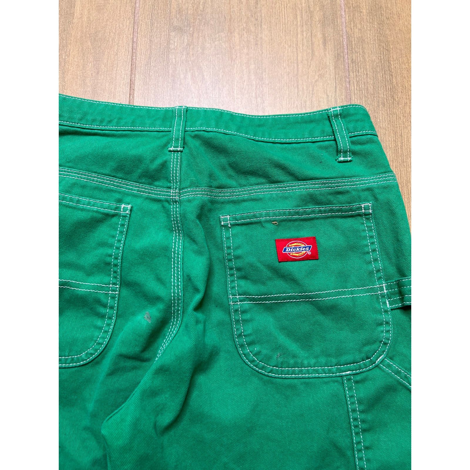 Dickies Y2K Dickies Women Sz 5/27 Duck carpenter pants in Green Y2K Size 27" / US 4 / IT 40 - 12 Thumbnail