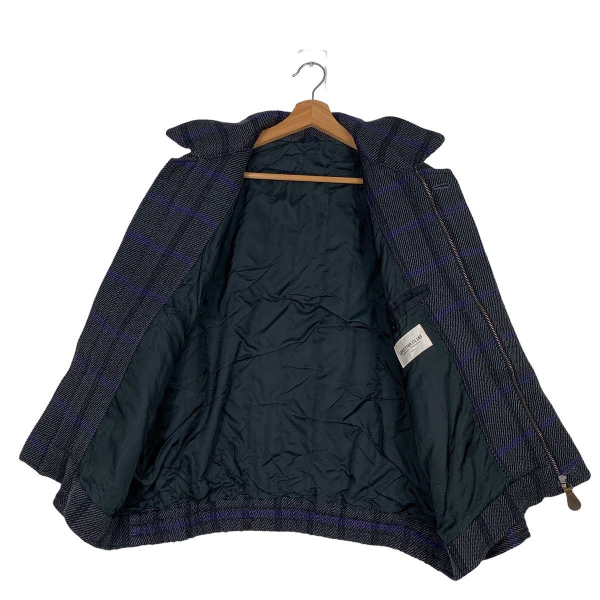 Japanese Brand GRETNA CLUB Checked Plaid Casual Jacket #0040-C3 Size US M / EU 48-50 / 2 - 12 Thumbnail