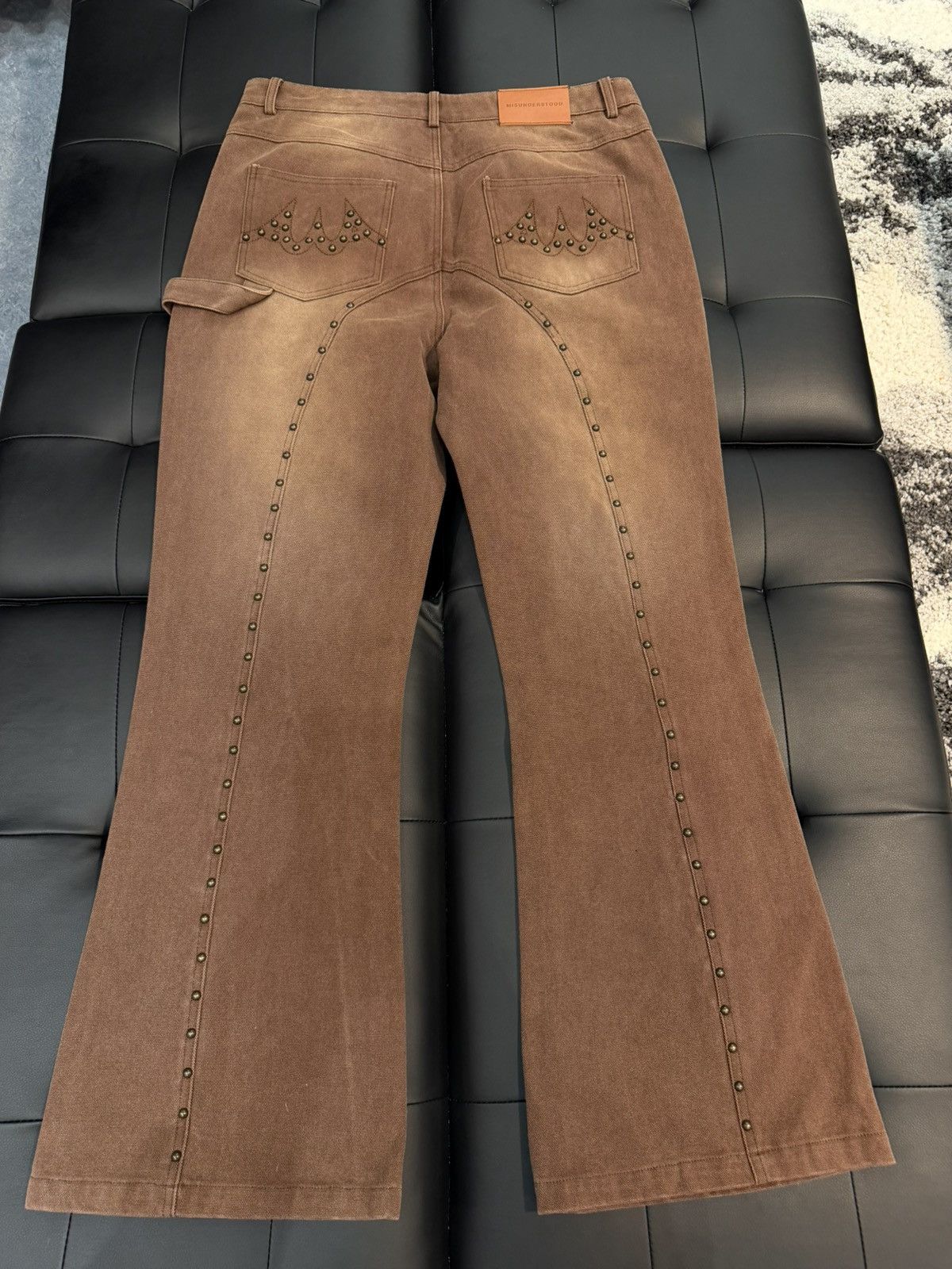 Misunderstood Size 36 - Misunderstood Bronco Brown Denim Jeans Size US 36 / EU 52 - 4 Thumbnail