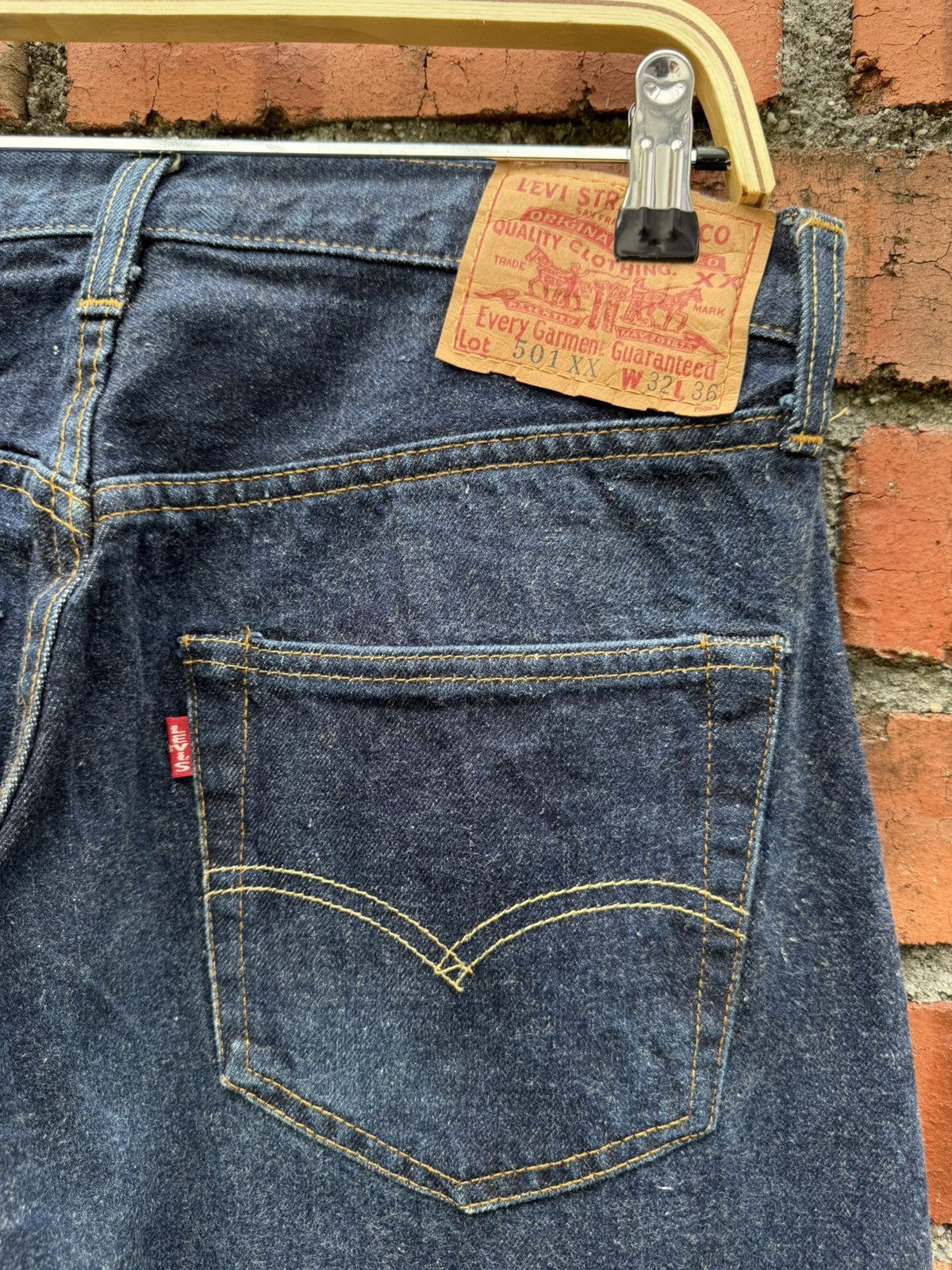 Levi's Vintage Clothing W31x32 Vintage levi’s 501xx redline LVC made in USA Size US 31 - 3 Thumbnail