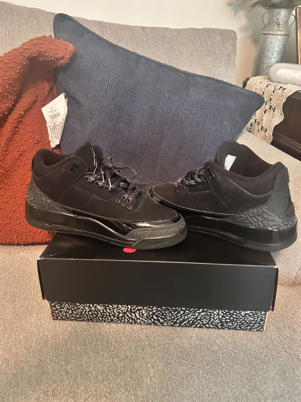 Jordan Brand Jordan 3 Black cat Size US 8.5 / EU 41-42 - 5 Thumbnail