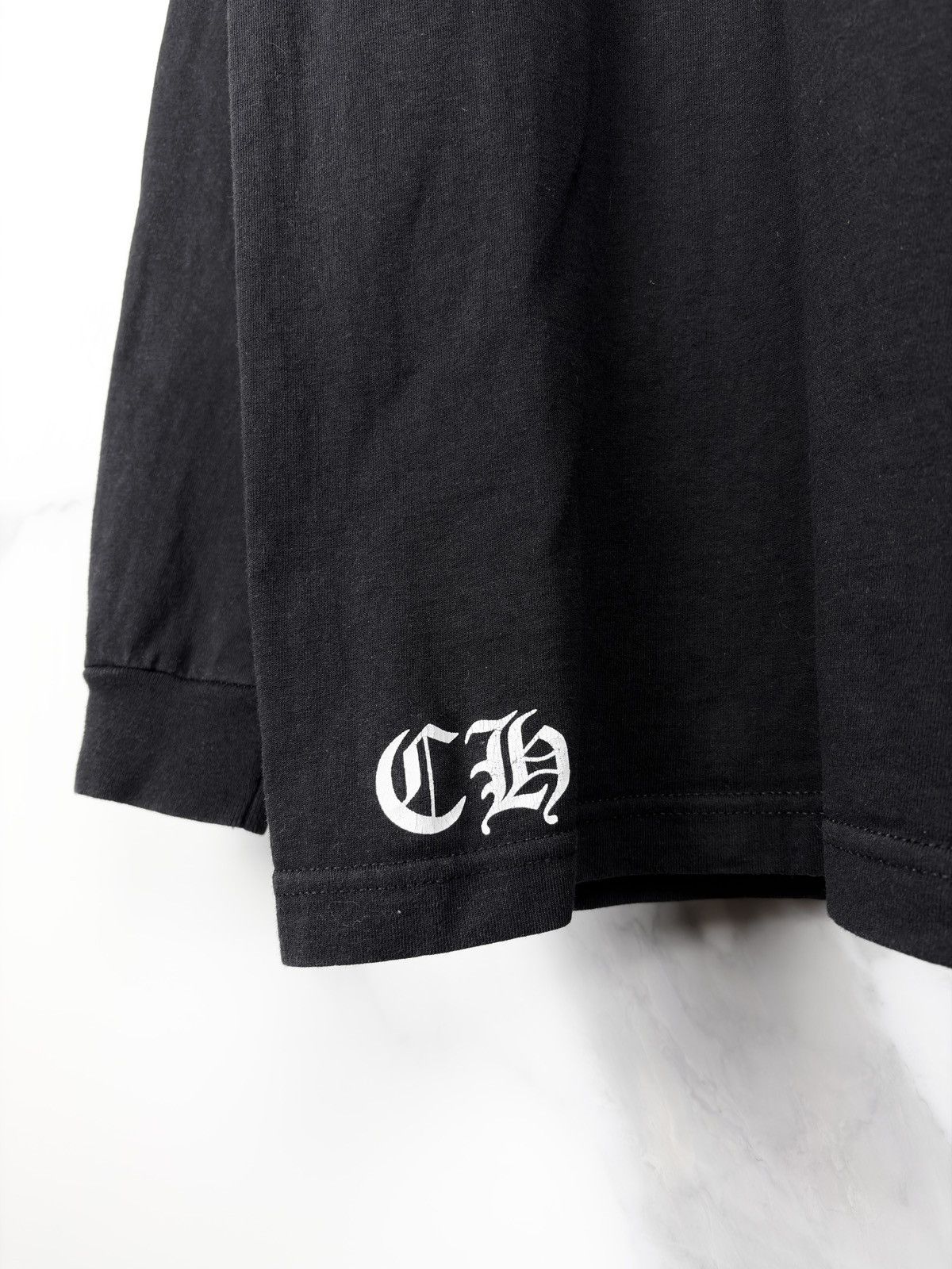 Chrome Hearts Chrome Hearts Vintage Plus Cross Scroll Longsleeve Tshirt Size US M / EU 48-50 / 2 - 6 Thumbnail