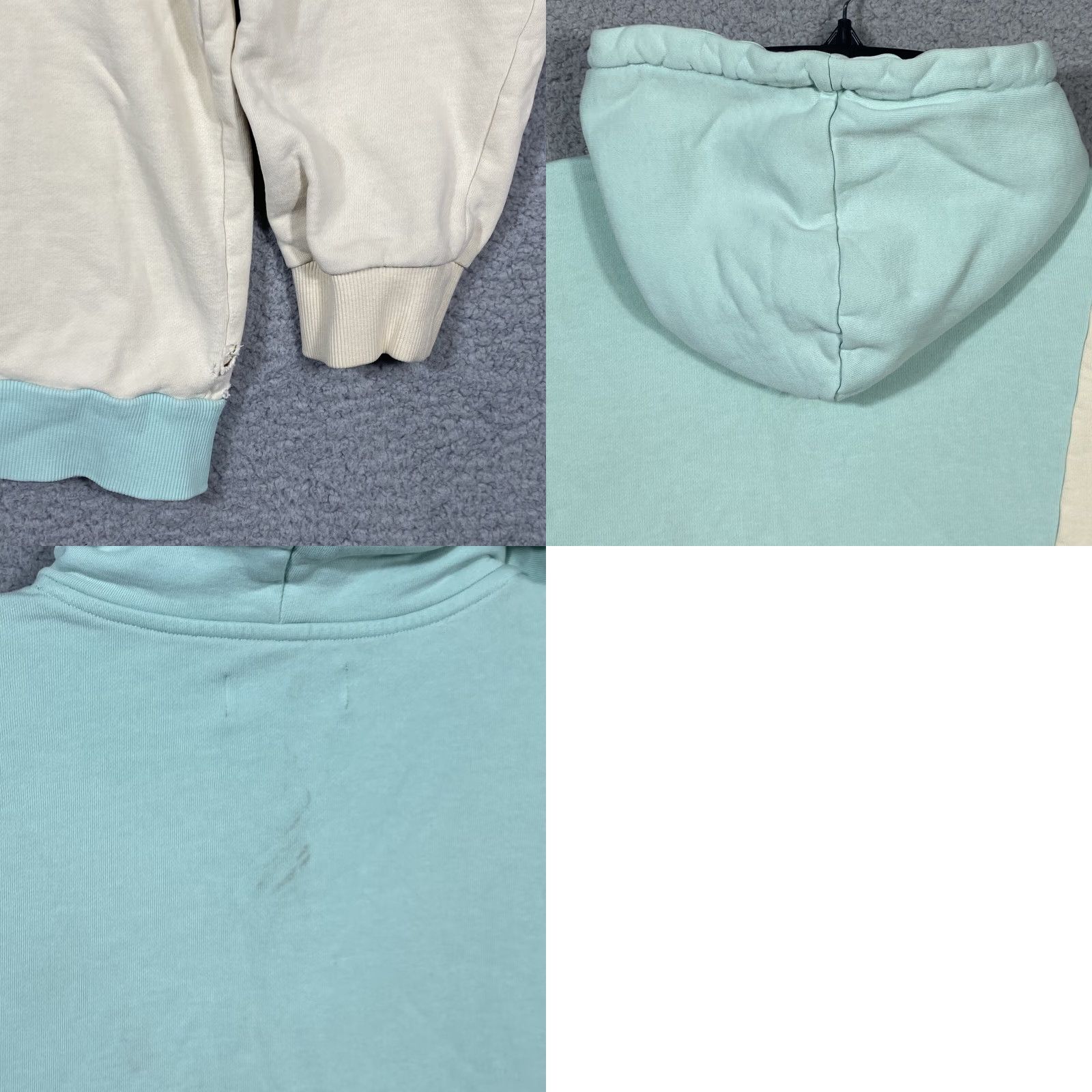 Teddy Fresh Teddy Fresh Hoodie L Embroidered Logo Pastel Color Block Hooded Pockets Pullover Men Size US L / EU 52-54 / 3 - 9 Thumbnail