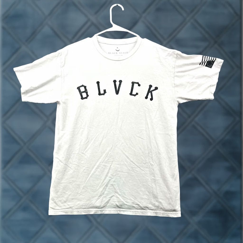 Black Scale Black scale T-Shirt Mens Crew Neck Short Sleeve Size M Color Black White/Black USA 2020s Made in USA BLVCK SCVLE Shirt Men's Medium Size US M / EU 48-50 / 2 - 1 Thumbnail