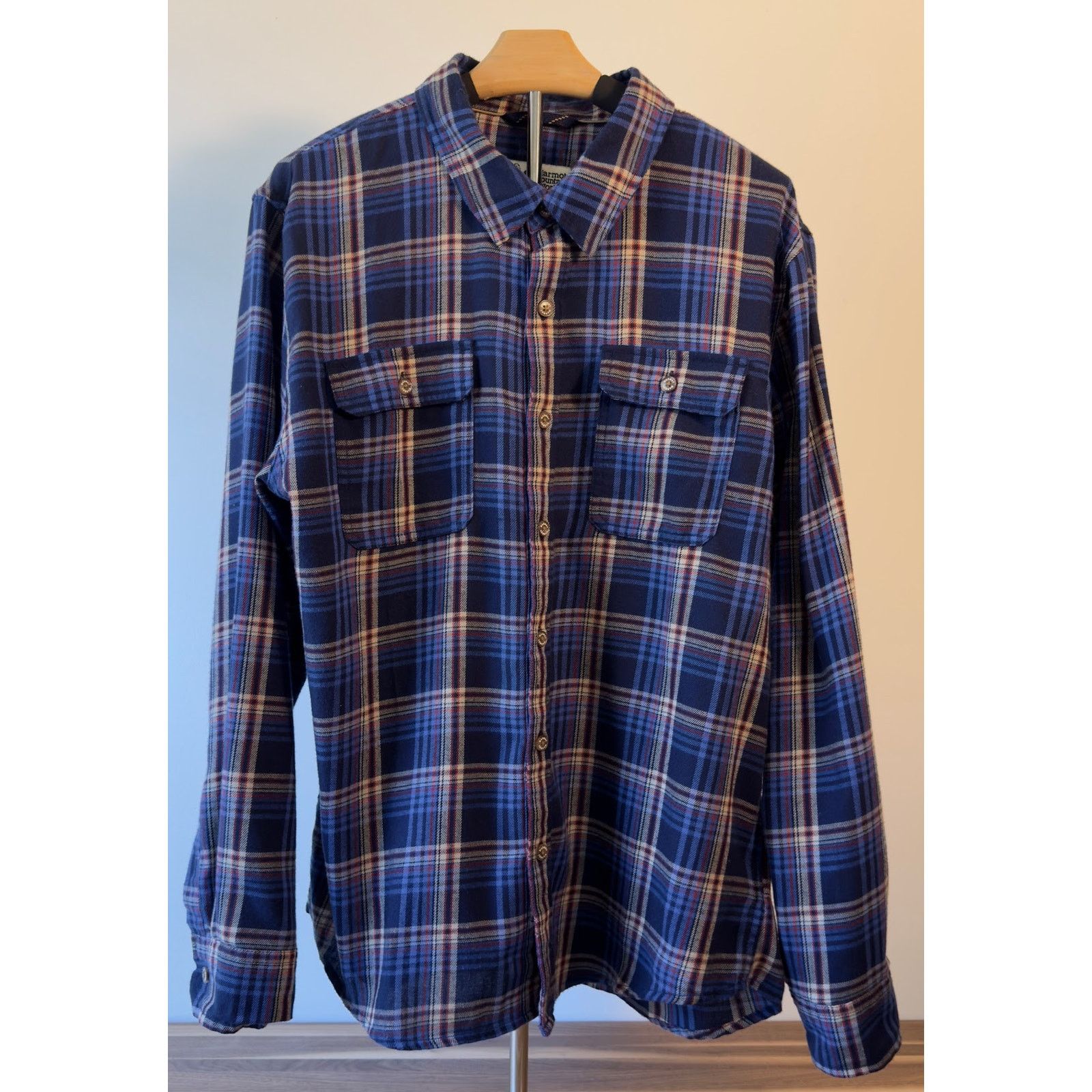 Other Marmot Mountain Works Blue Check Plaid Flannel -Lg Size US L / EU 52-54 / 3 - 1 Thumbnail