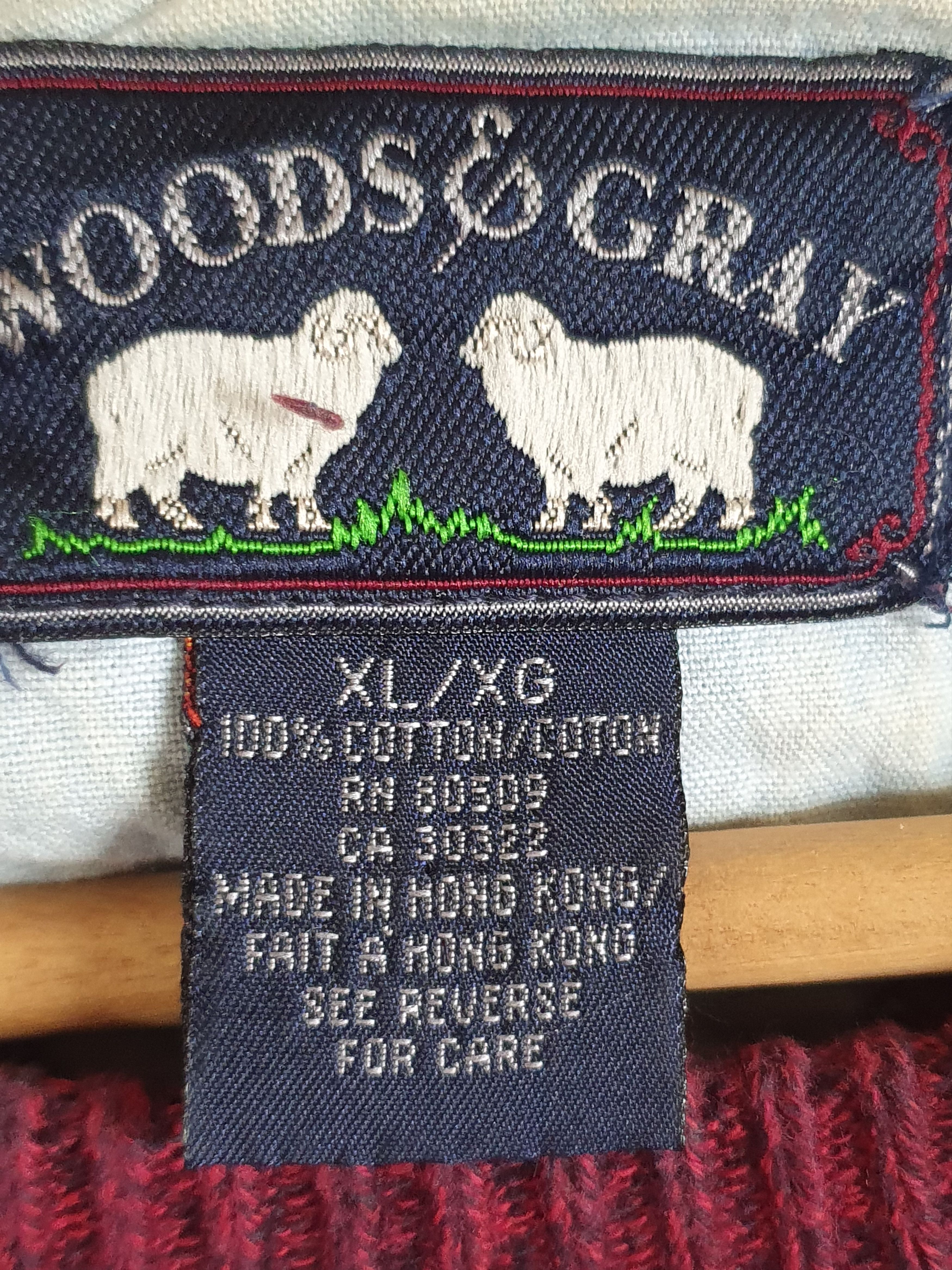Other Woods & Gray Cotton Sweater Ribbed Cotton Sailor sz XL Size US XL / EU 56 / 4 - 4 Thumbnail