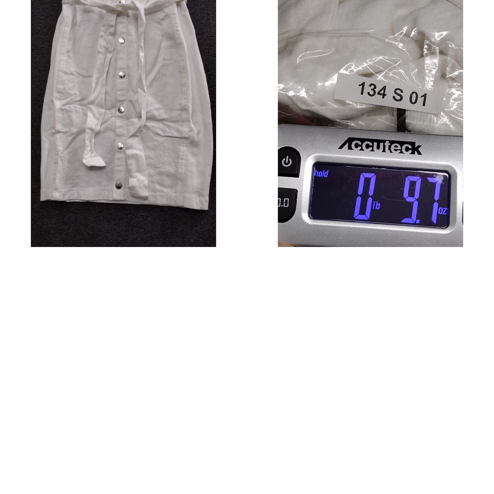 Guess Guess White Linen Belt Shirt Dress Fitted Collared Button Down Size S Womens Size S / US 4 / IT 40 - 8 Thumbnail