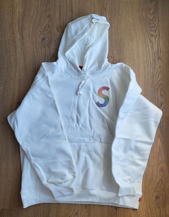 Supreme Supreme x Swarovski S Logo Hoodie | Grailed