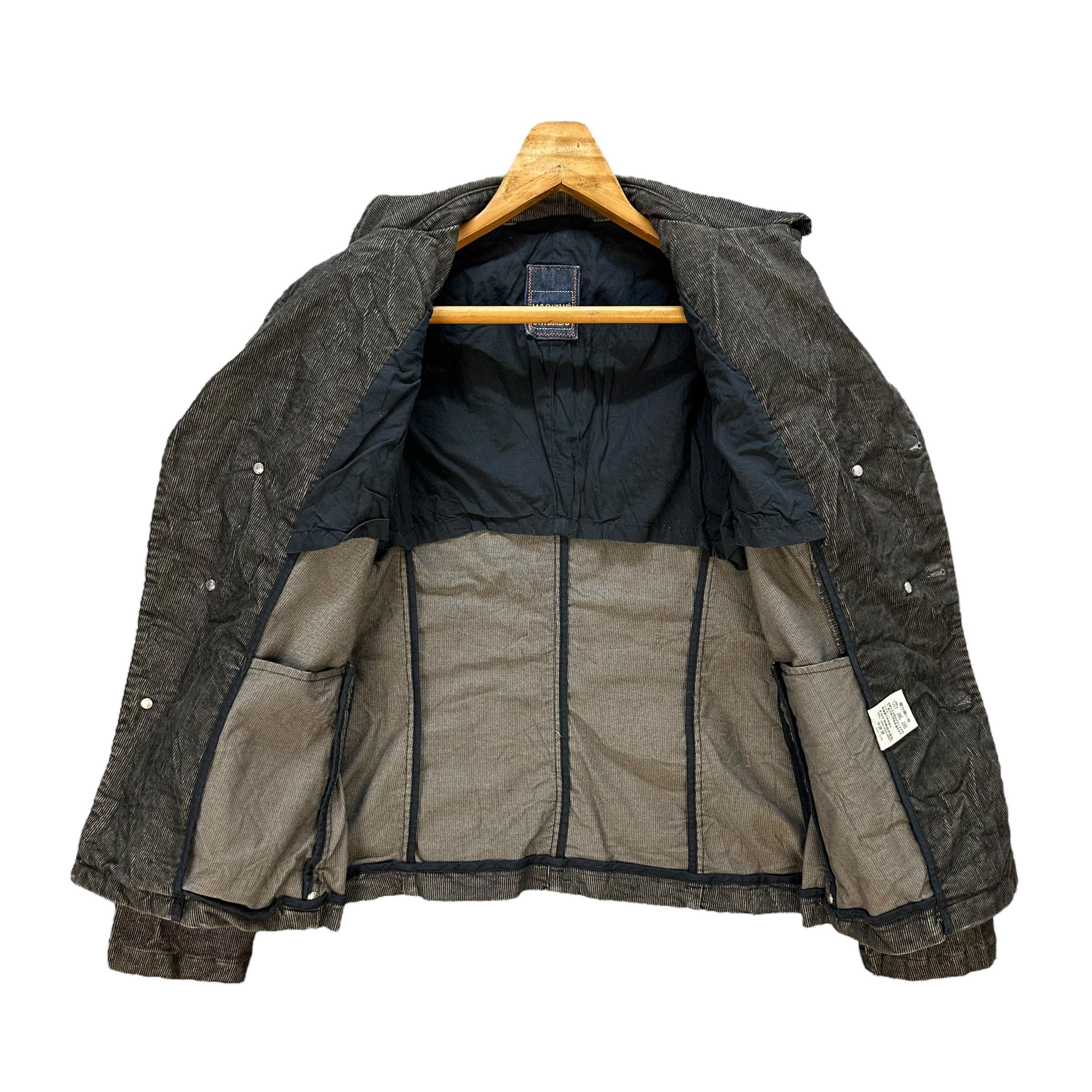 Marithe + Francois Girbaud Vintage MFG Double Breast Corduroy Jacket #A78-1897 Size M / US 6-8 / IT 42-44 - 7 Thumbnail
