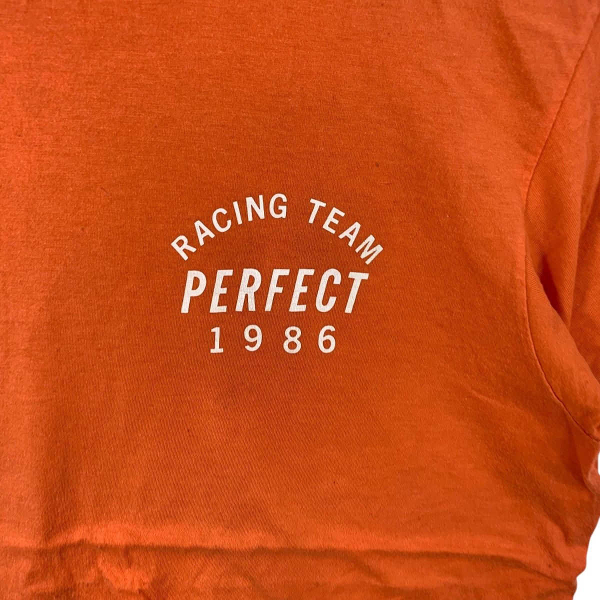 Vintage Vintage RACING TEAM 1986 Perfect The Fighting Spirits And Size US S / EU 44-46 / 1 - 6 Thumbnail