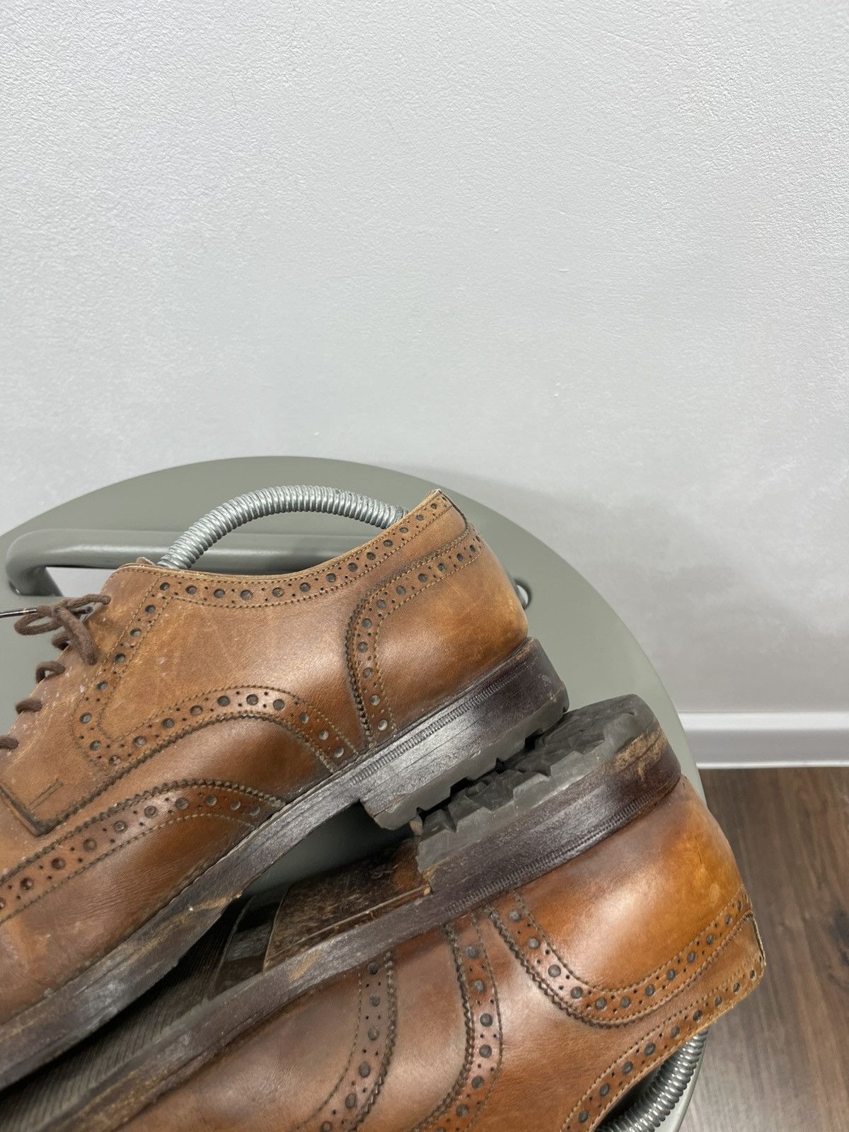 Other Prime Shoes Brown Leather Brogue Shoes Vibram Sole US 9.5 Size US 9.5 / EU 42-43 - 8 Thumbnail