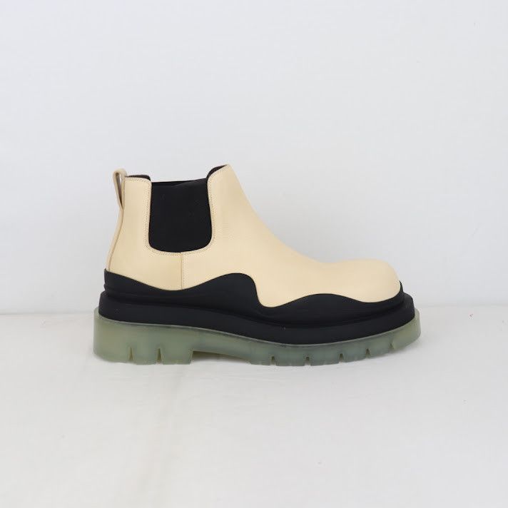 Bottega Veneta o1rshd1 Vegetal Tire Calfskin Boots in Butter Size US 9 / EU 42 - 3 Thumbnail