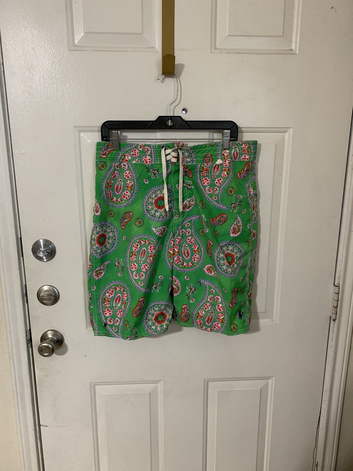 Polo Ralph Lauren Paisley Swim Trunks Size US 32 / EU 48 - 2 Thumbnail