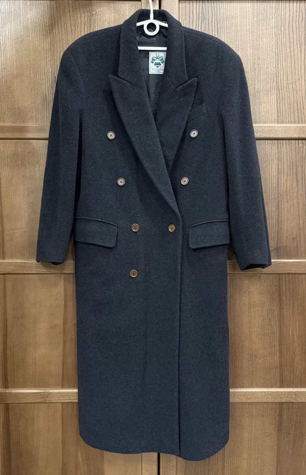Schneiders Vintage Schneiders Salzburg Gray Wool Cashmere Double Coat Size US M / EU 48-50 / 2 - 2 Thumbnail