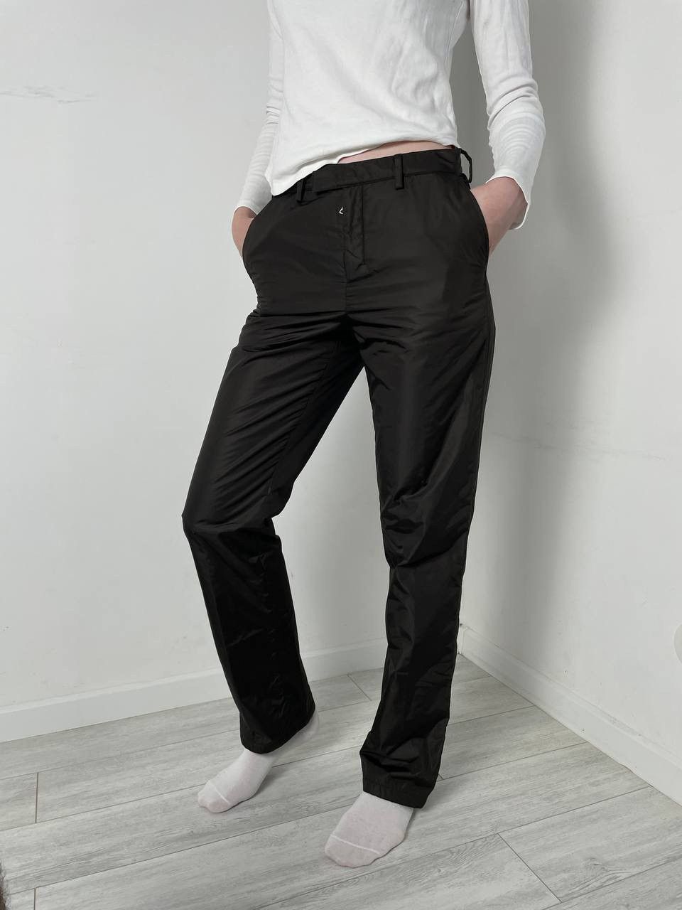 Prada Prada Women insulated pants nylon casual Old money style Size US 30 / EU 46 - 3 Thumbnail