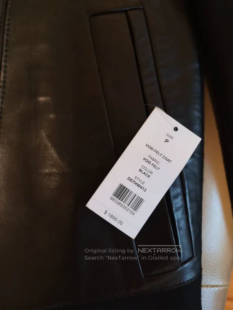 Helmut Lang Helmut Lang size P Pure Black Wool Sheepskin Patchwork Desi Size S / US 4 / IT 40 - 5 Thumbnail