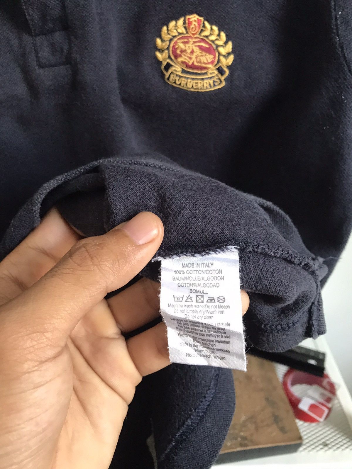 Burberry OFFER ME NOW🔥 VINTAGE Burberry Polo Colar Shirt 🔥 Size US S / EU 44-46 / 1 - 9 Thumbnail