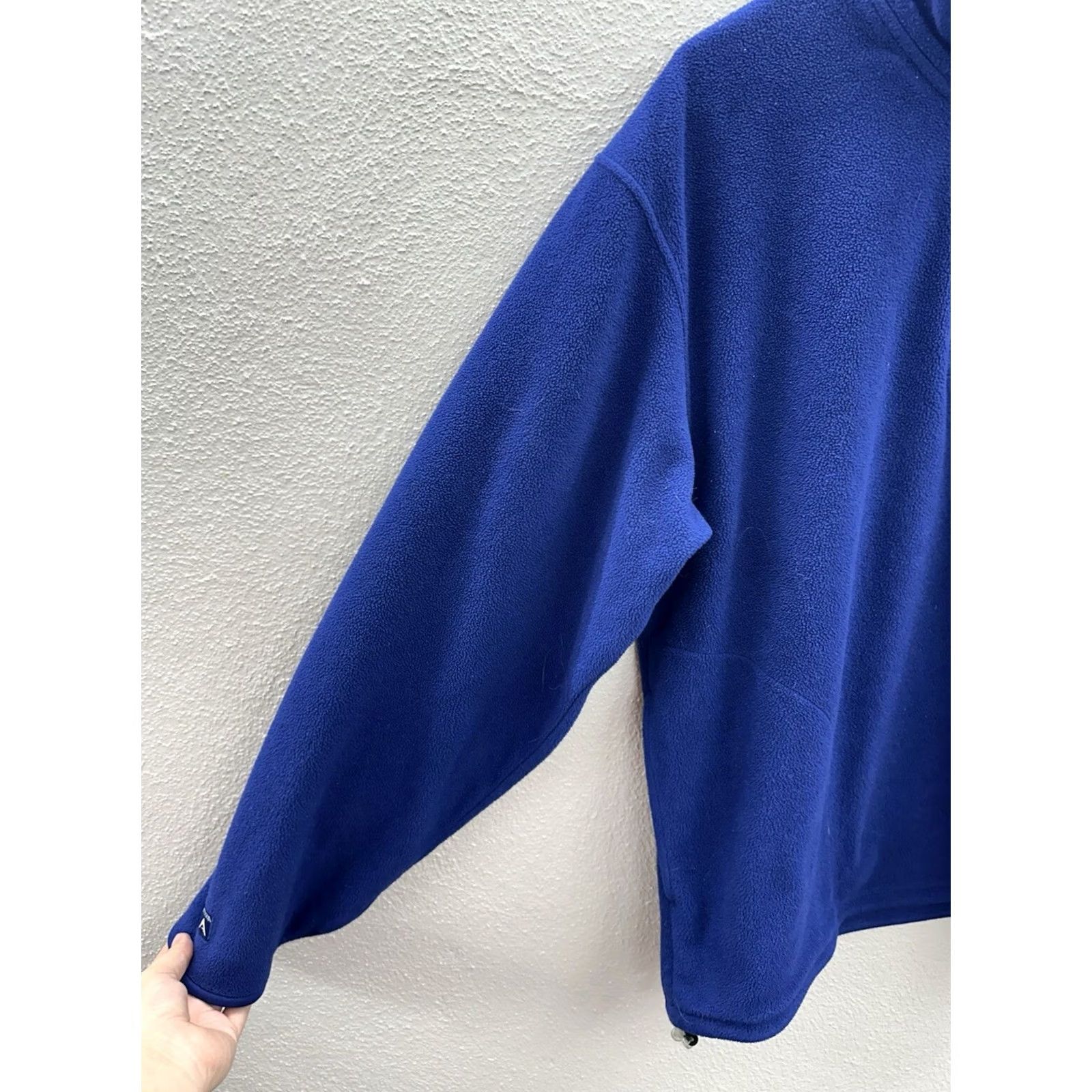 Vintage Antigua Mens Sweatshirt Blue 1/4 Zip Fleece Embroidered Size M Pullover Long Sleeve Casual 90s Style Mens Size US M / EU 48-50 / 2 - 4 Thumbnail