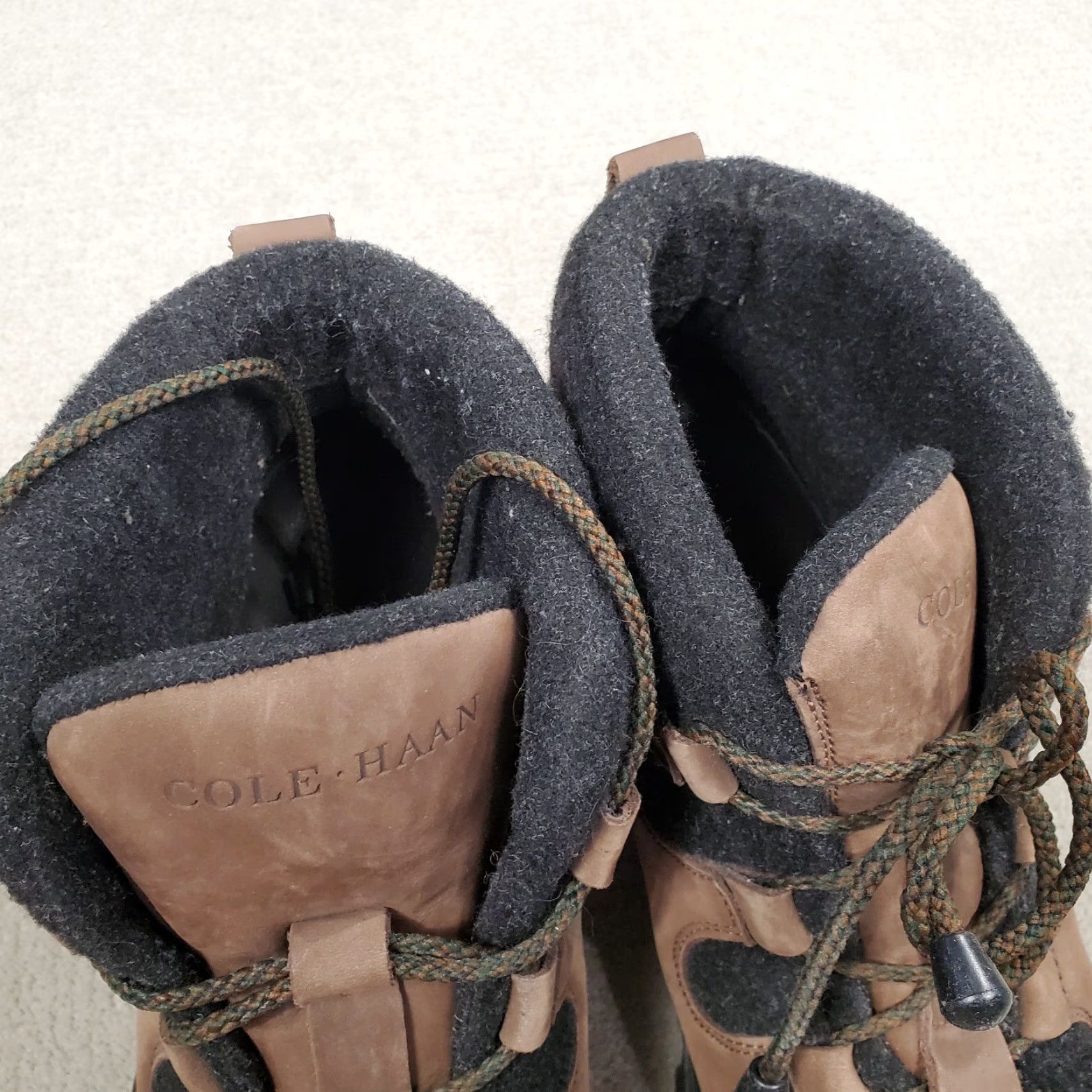 Cole Haan Cole Haan Boots Mens 11.5 M Brown Leather Vibram Sole Made In Italy 05117 163 Size US 12 / EU 45 - 4 Thumbnail