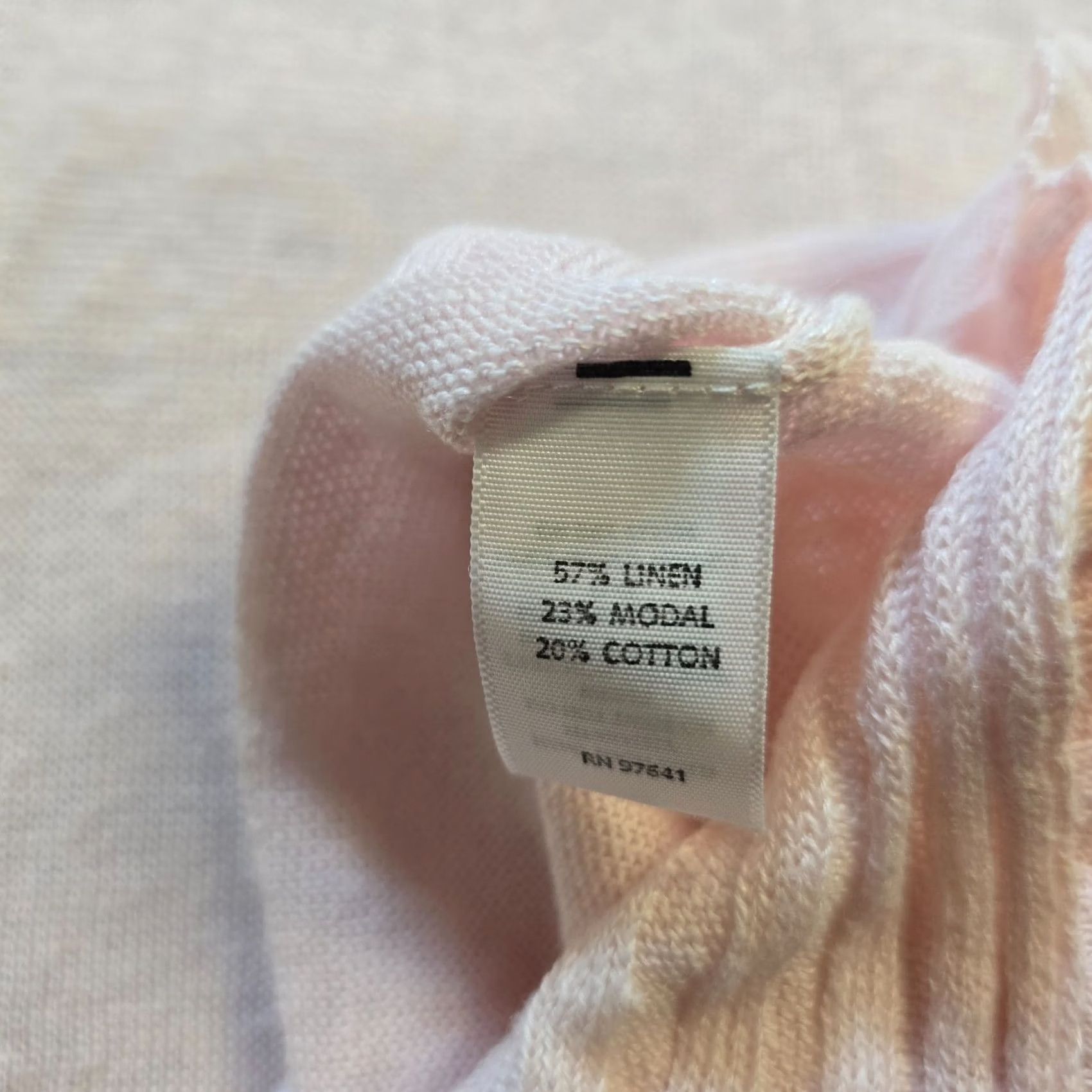 J. Jill J. Jill Sweater Womens XL Pink Linen Blend Knit Oversized Pleated Casual Pullover Shirt Sleeve 3/4 Round Neck Vintage No Size XL / US 12-14 / IT 48-50 - 7 Thumbnail