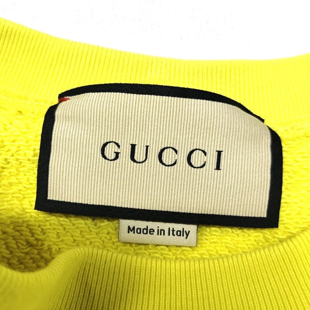 Gucci Gucci Lemon Logo Sweatshirt - Lime Yellow Size US XS / EU 42 / 0 - 4 Thumbnail