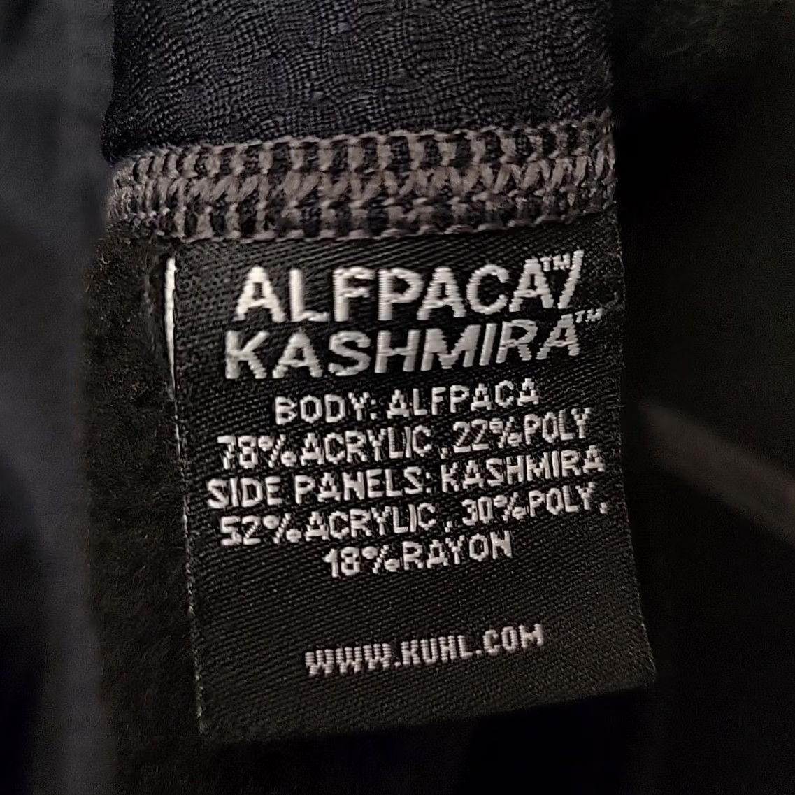 Vintage Kuhl Hoodie Sweater Women Medium Black Alfpaca Kashmira Zip Fleece Outdoors Gorp Size M / US 6-8 / IT 42-44 - 7 Thumbnail