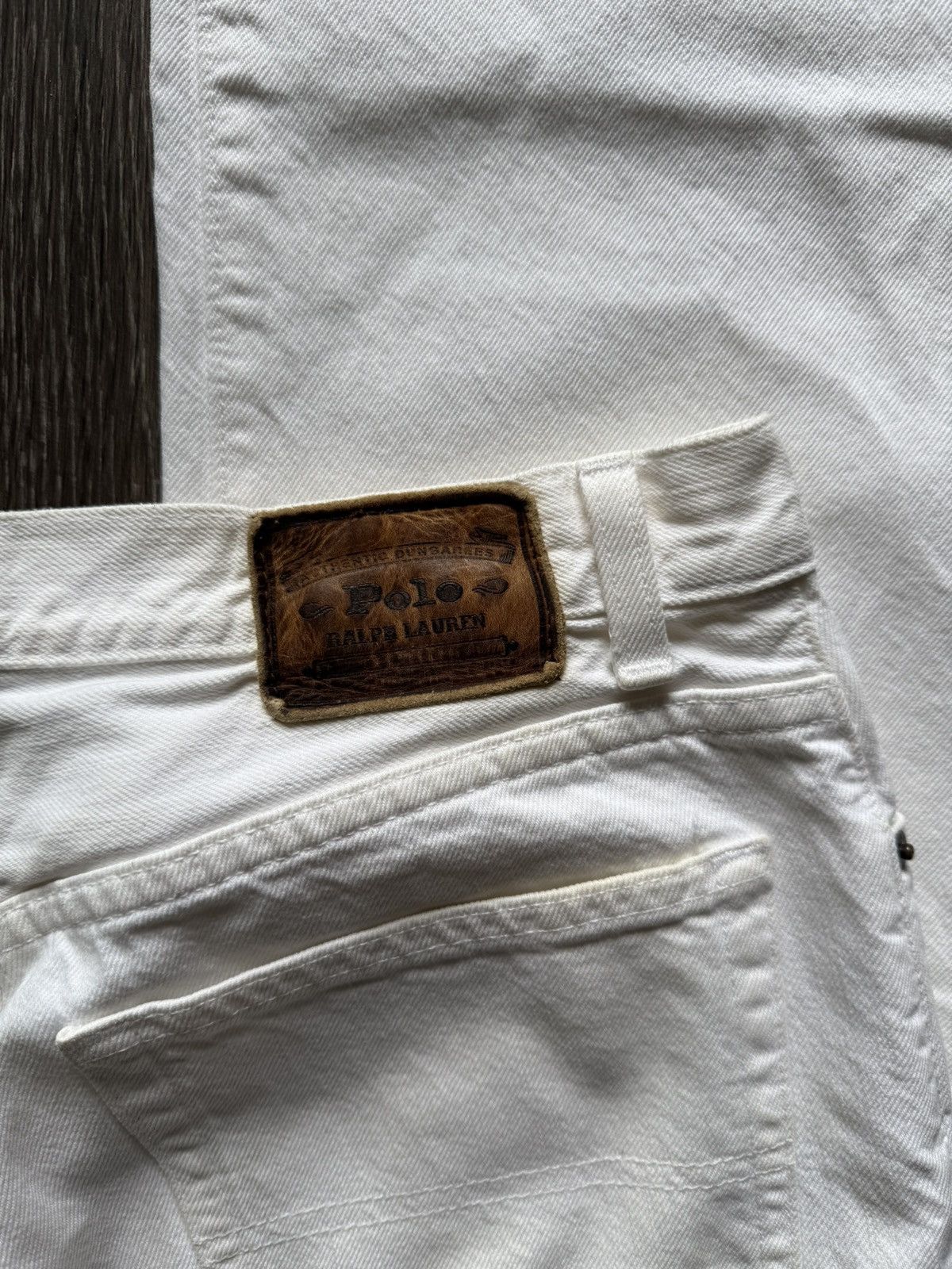 Polo Ralph Lauren POLO RALPH LAUREN WHITE JEANS 30x30 ULTRA VINTAGE RRL Size US 30 / EU 46 - 5 Thumbnail