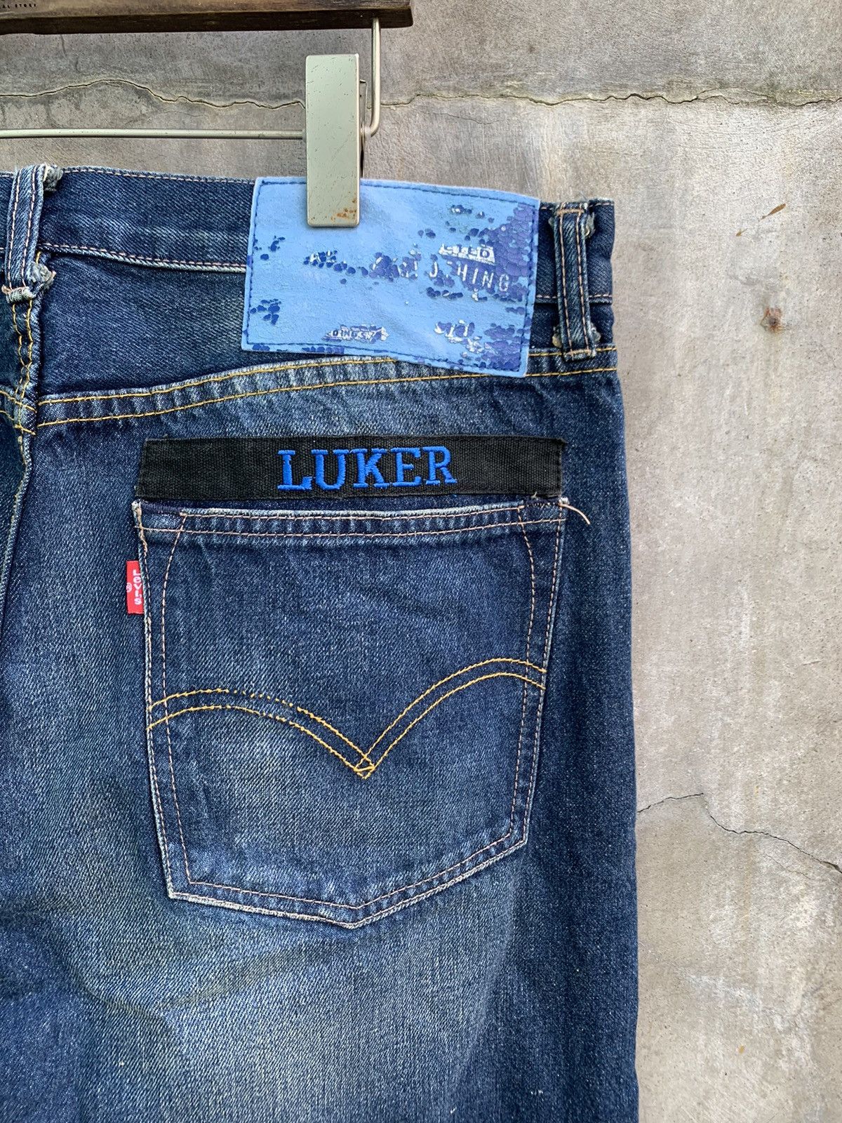 Levi's Neighborhood “Luker” Selvedge Denim Jeans Size US 36 / EU 52 - 7 Thumbnail