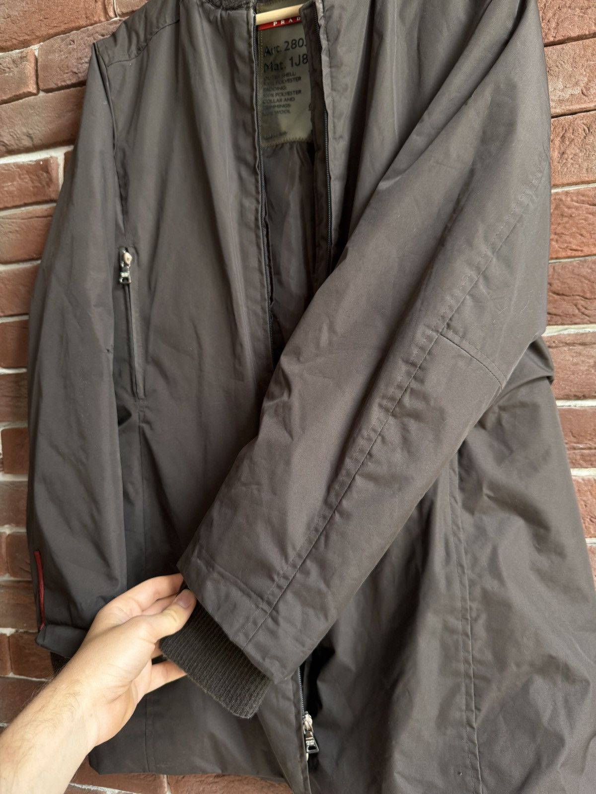 Prada Prada Vintage Gore Tex Coat Brown Jacket Women's 44IT design Size M / US 6-8 / IT 42-44 - 7 Thumbnail