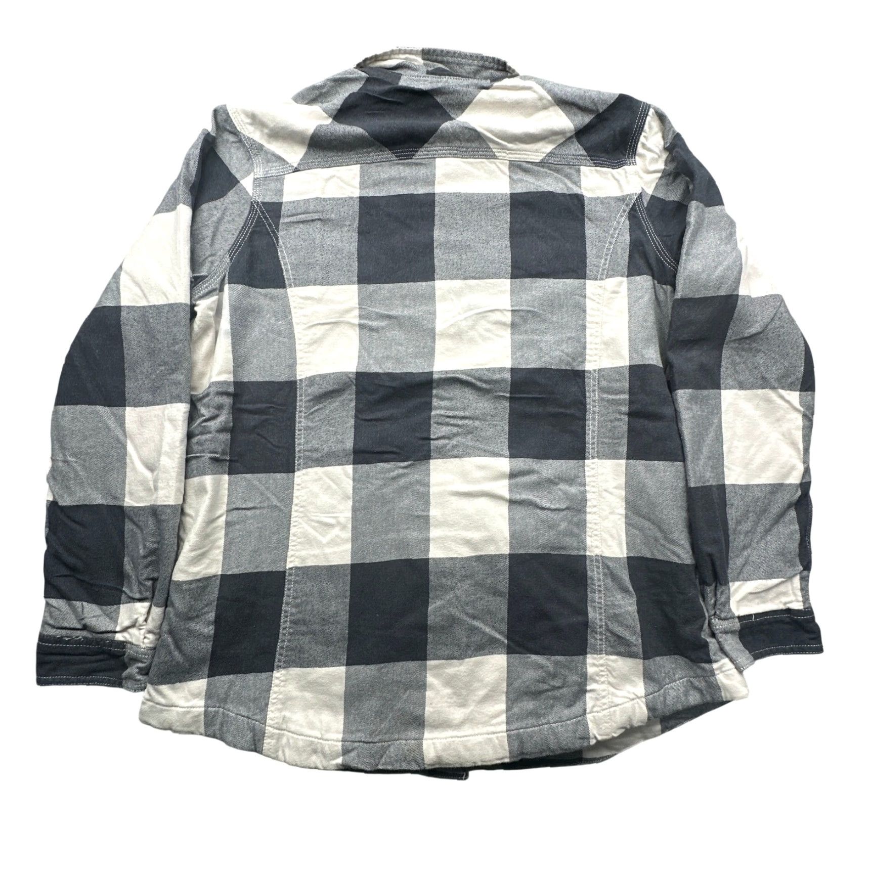 Carhartt Carhartt Rugged Flex Hamilton Fleece-Lined Flannel Shirt XL Black Plaid Women Size XL / US 12-14 / IT 48-50 - 6 Thumbnail