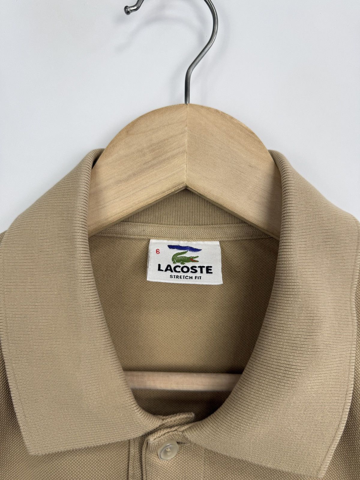 Lacoste 🇫🇷 Lacoste Limited Gray Crocodile Stretch Fit Polo T-Shirt Size US L / EU 52-54 / 3 - 5 Thumbnail