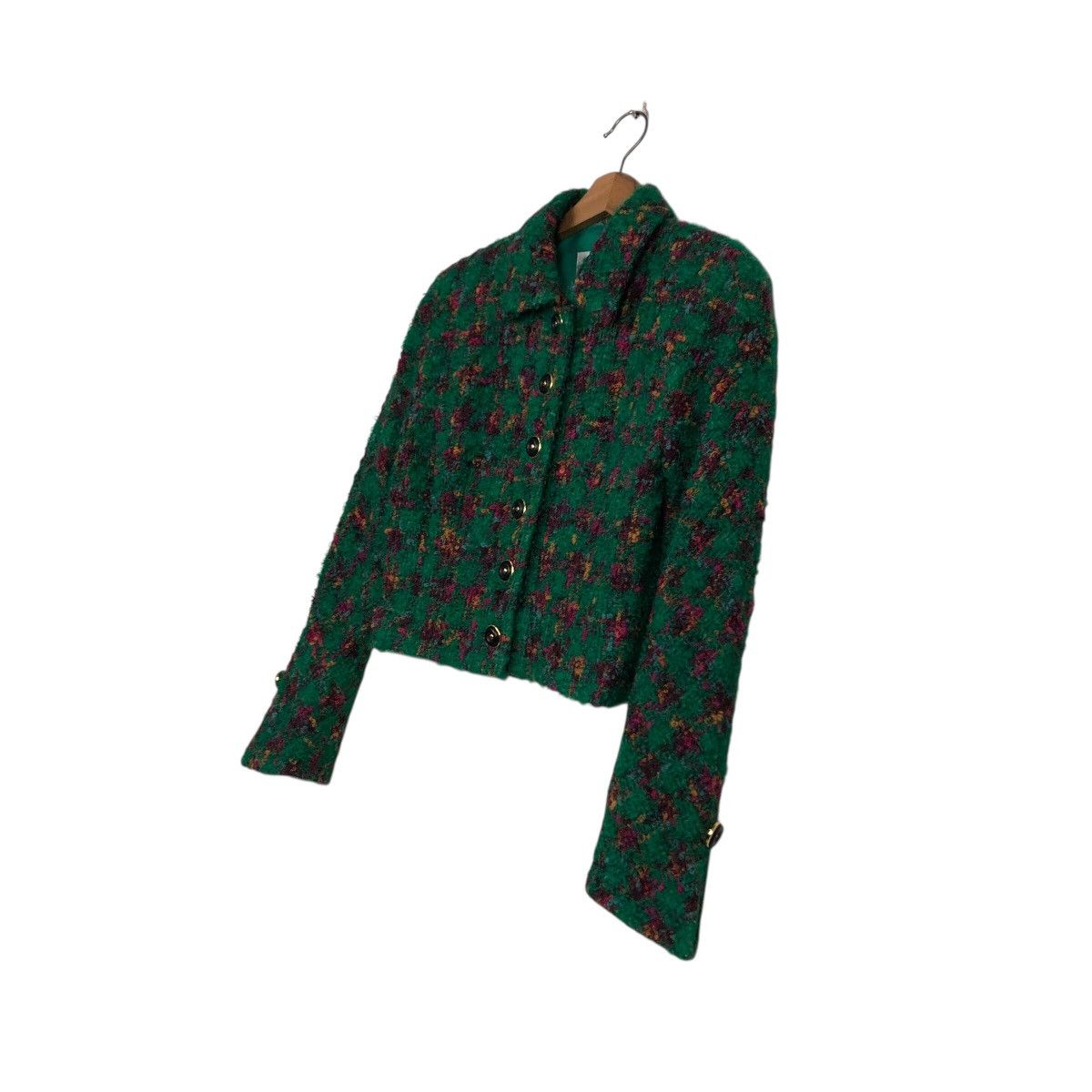 Christian Dior Monsieur Mademoiselle Dior Couture Bouclé Tweed Jacket Size M / US 6-8 / IT 42-44 - 3 Thumbnail