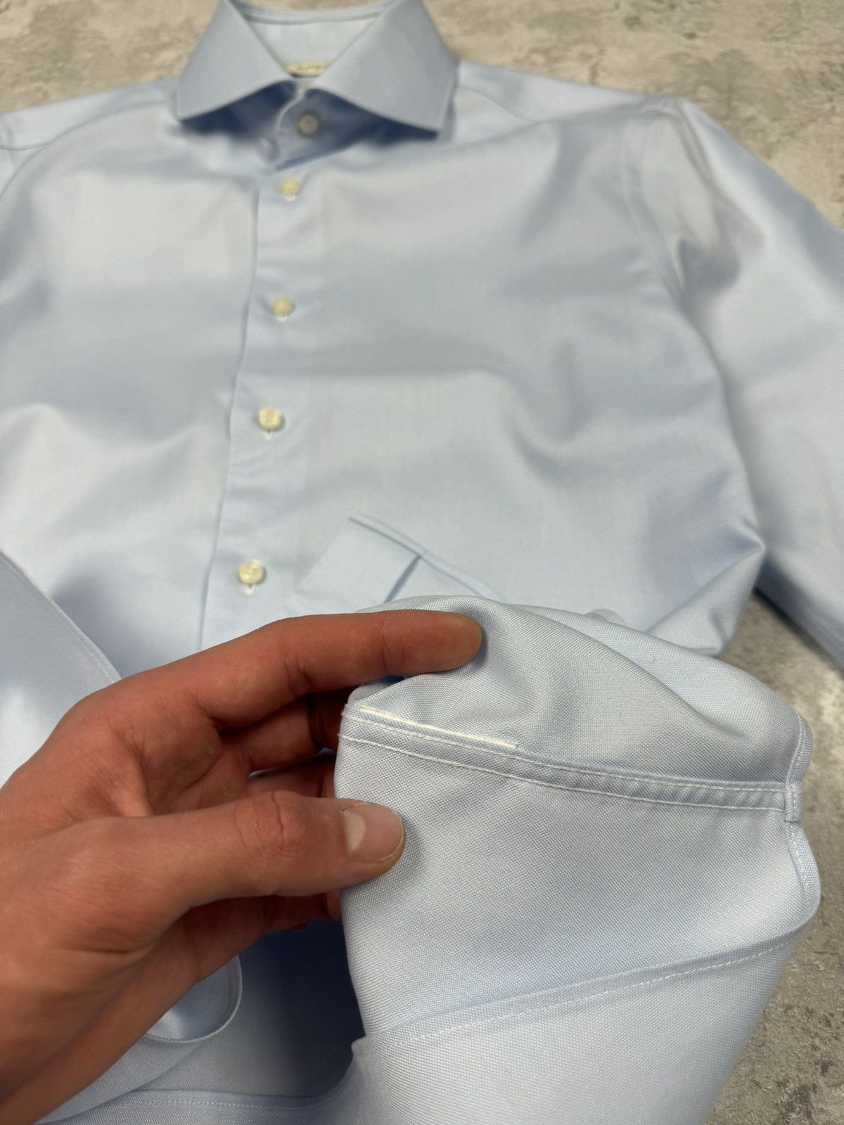 Suitsupply Suitsupply Shirt Button Up Size 38 Size US M / EU 48-50 / 2 - 13 Thumbnail