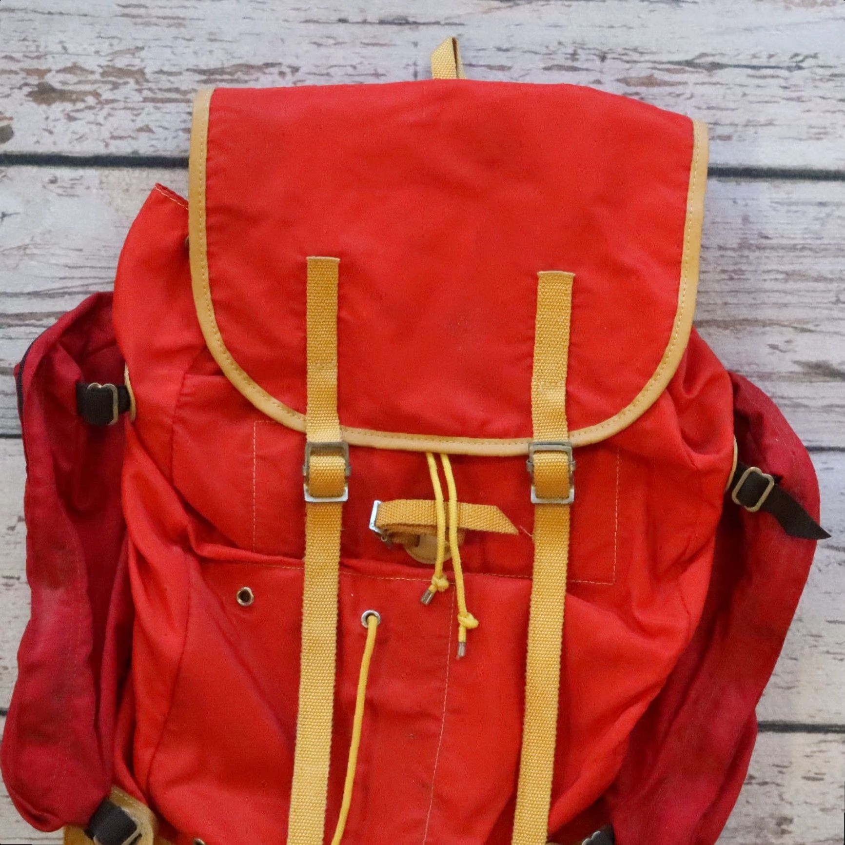 Vintage Vintage Lafuma Mountain Climbing Rucksack Backpack Orange Men’s Nylon Size ONE SIZE - 3 Thumbnail