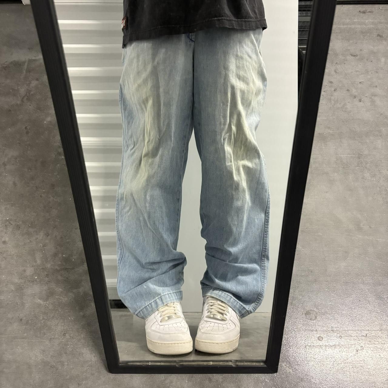 Vintage Crazy Vintage Y2K/2000s Baggy Skater Style Light Blue Wash Denim Jeans! Size US 34 / EU 50 - 1 Thumbnail