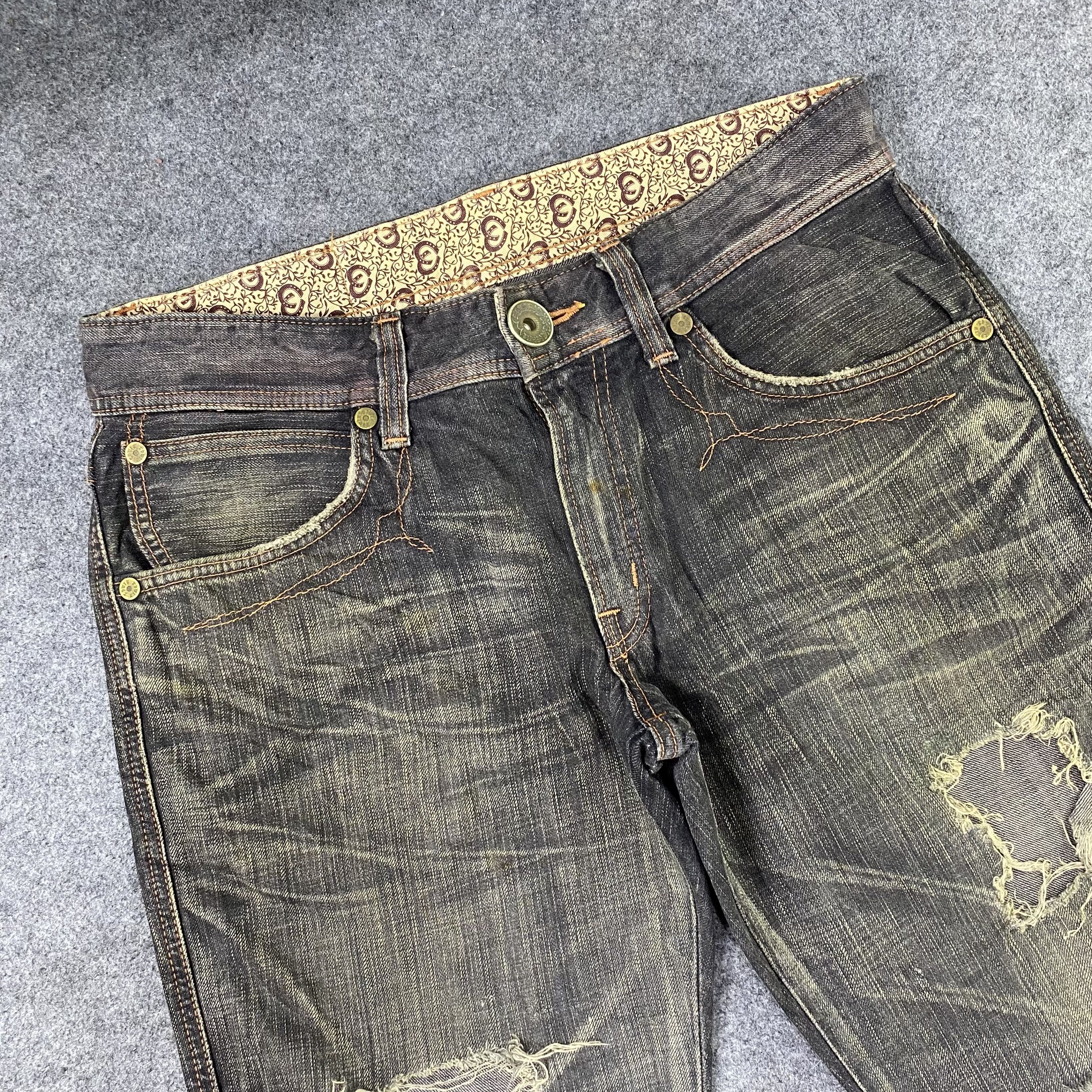 Edwin Edwin 503 Blue Trip Distressed Denim -J1176 Size US 34 / EU 50 - 5 Thumbnail