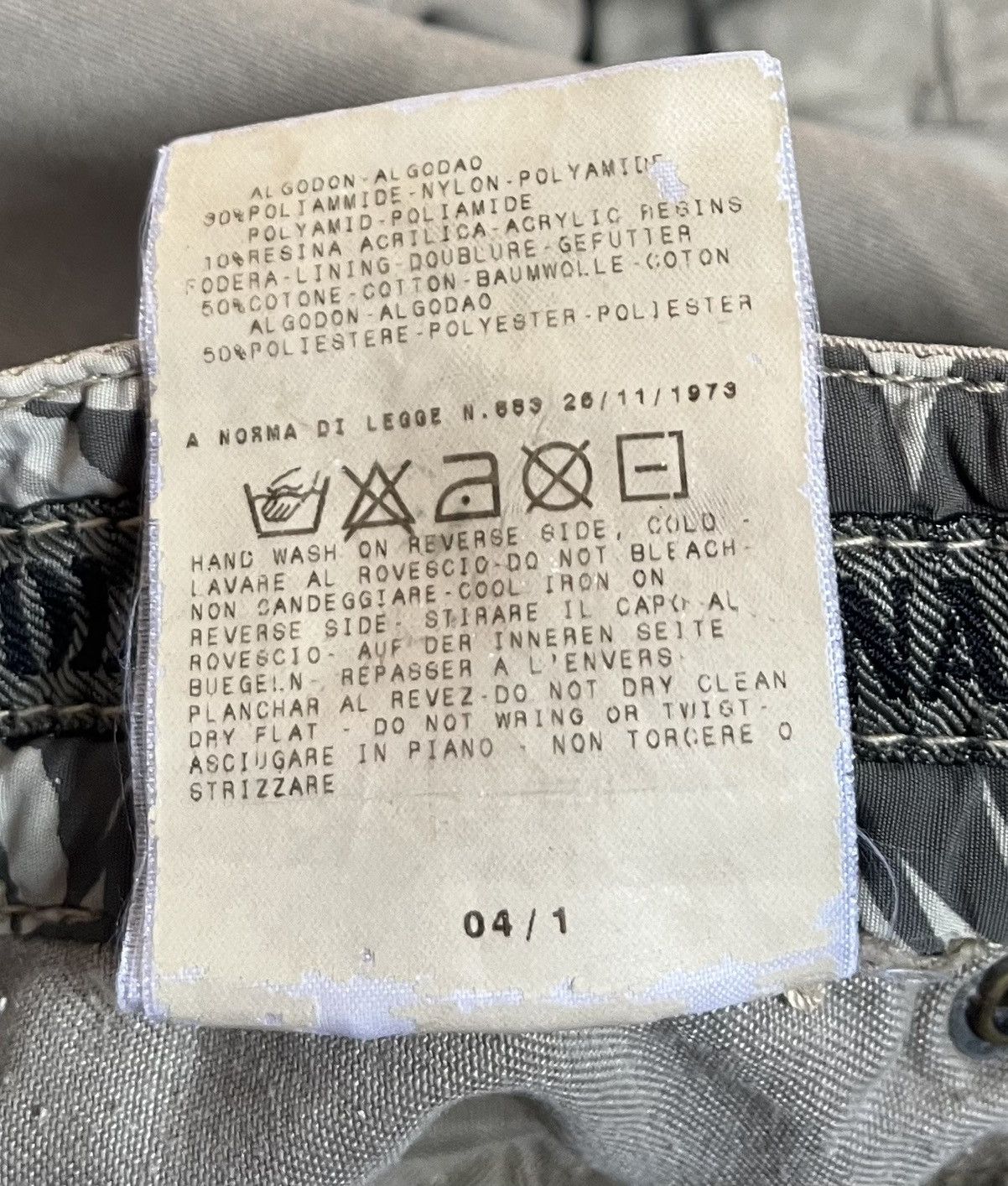 Dolce & Gabbana Dolce & gabbana bondage multipockets military trousers Size US 29 - 6 Thumbnail