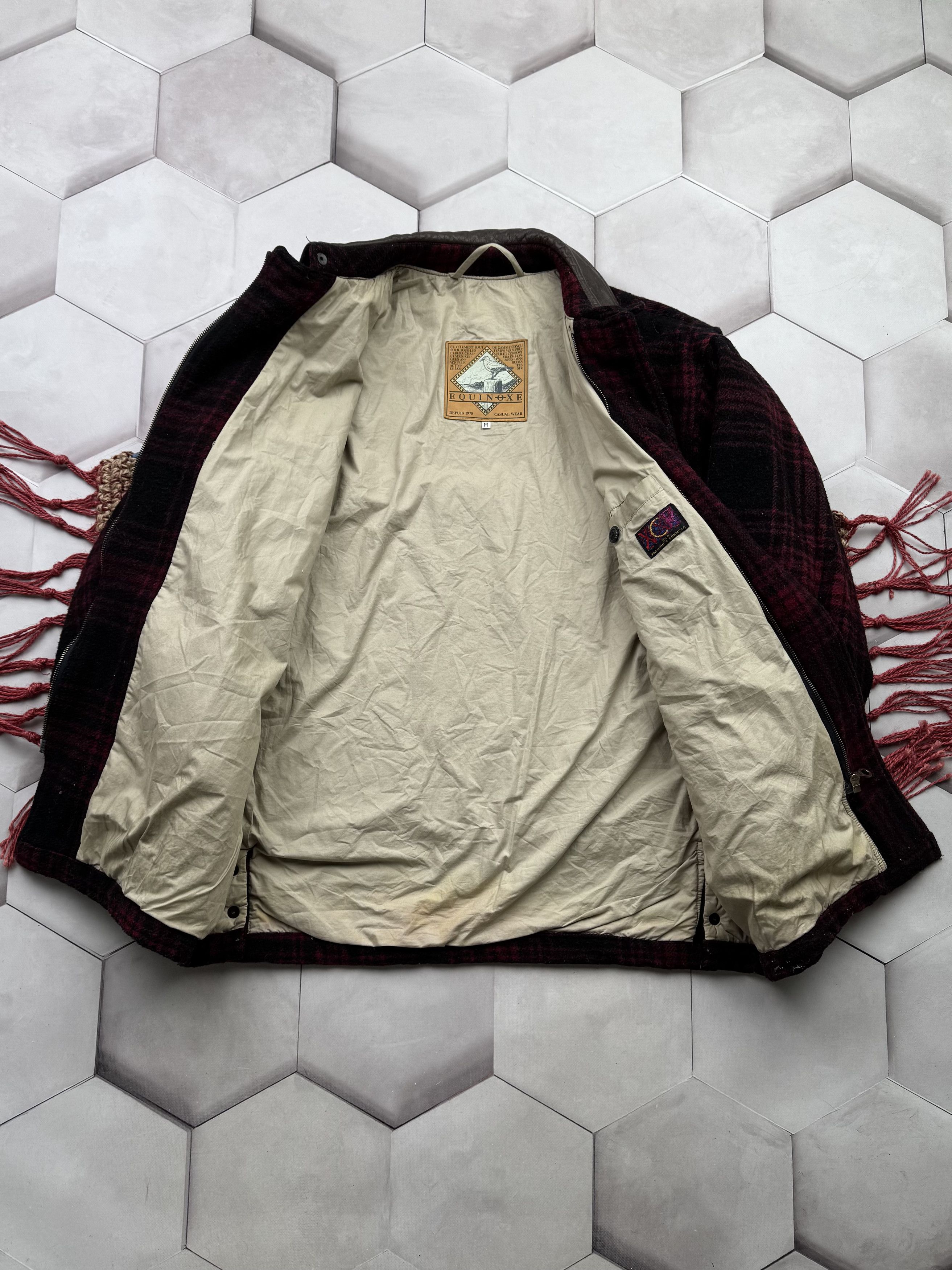 Vintage Vintage 80s Wool Oversized Bomber Jacket Size US M / EU 48-50 / 2 - 7 Thumbnail