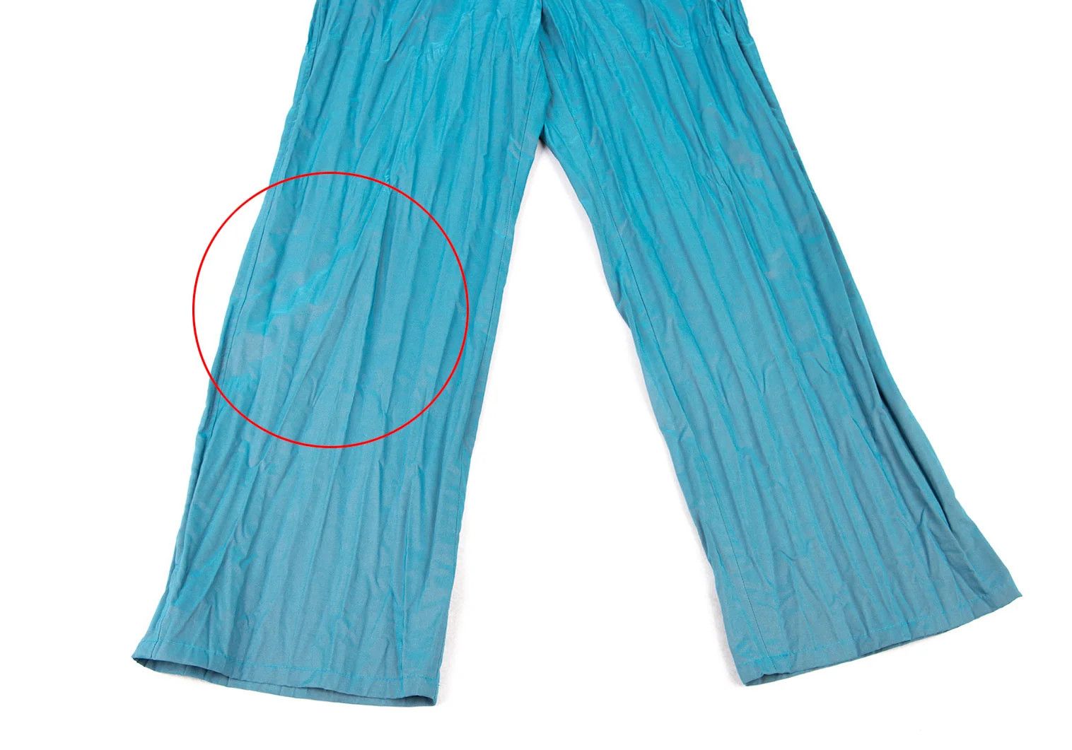 Jean Paul Gaultier Cotton-Poly Casual Pants in Light Blue, Size 48 Size US 32 / EU 48 - 7 Thumbnail